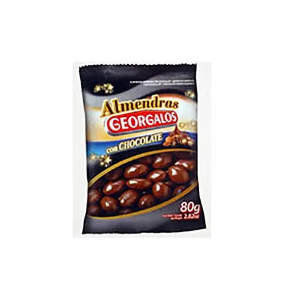 GEORGALOS ALMEND C/CHOC X80G
