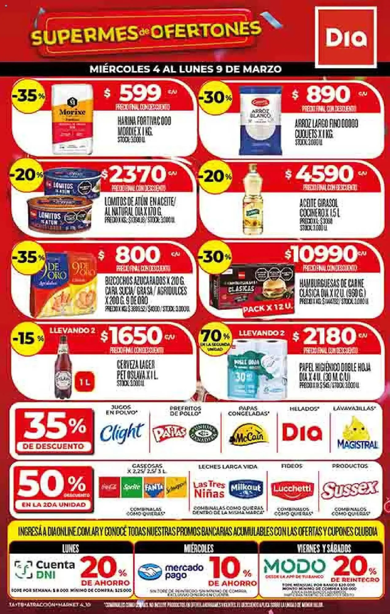 Ofertas de Folleto Supermercados DIA 4 de marzo al 9 de marzo 2026 - Página 1 del catálogo