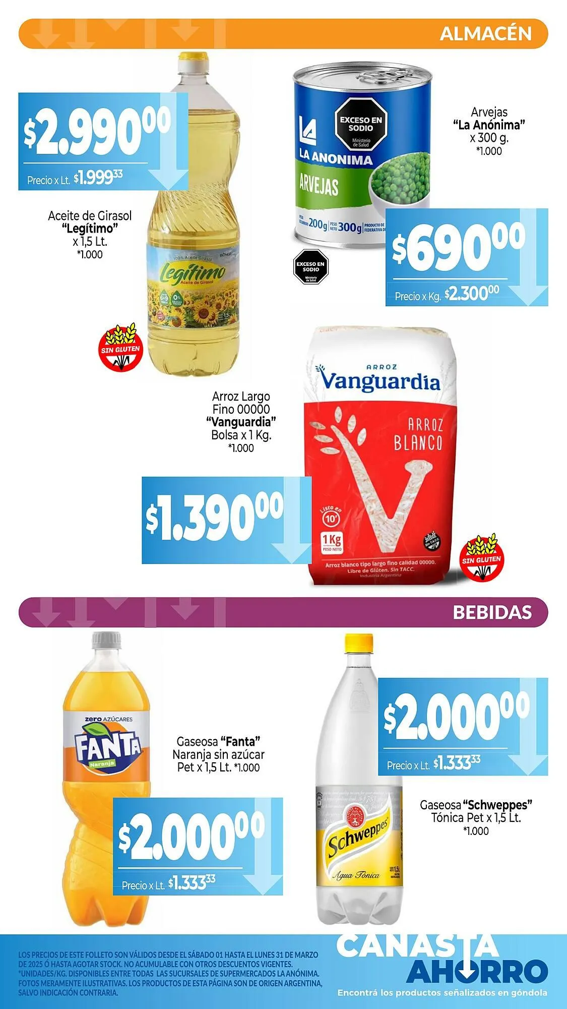 Ofertas de Catálogo La Anonima 1 de marzo al 31 de marzo 2025 - Página 6 del catálogo