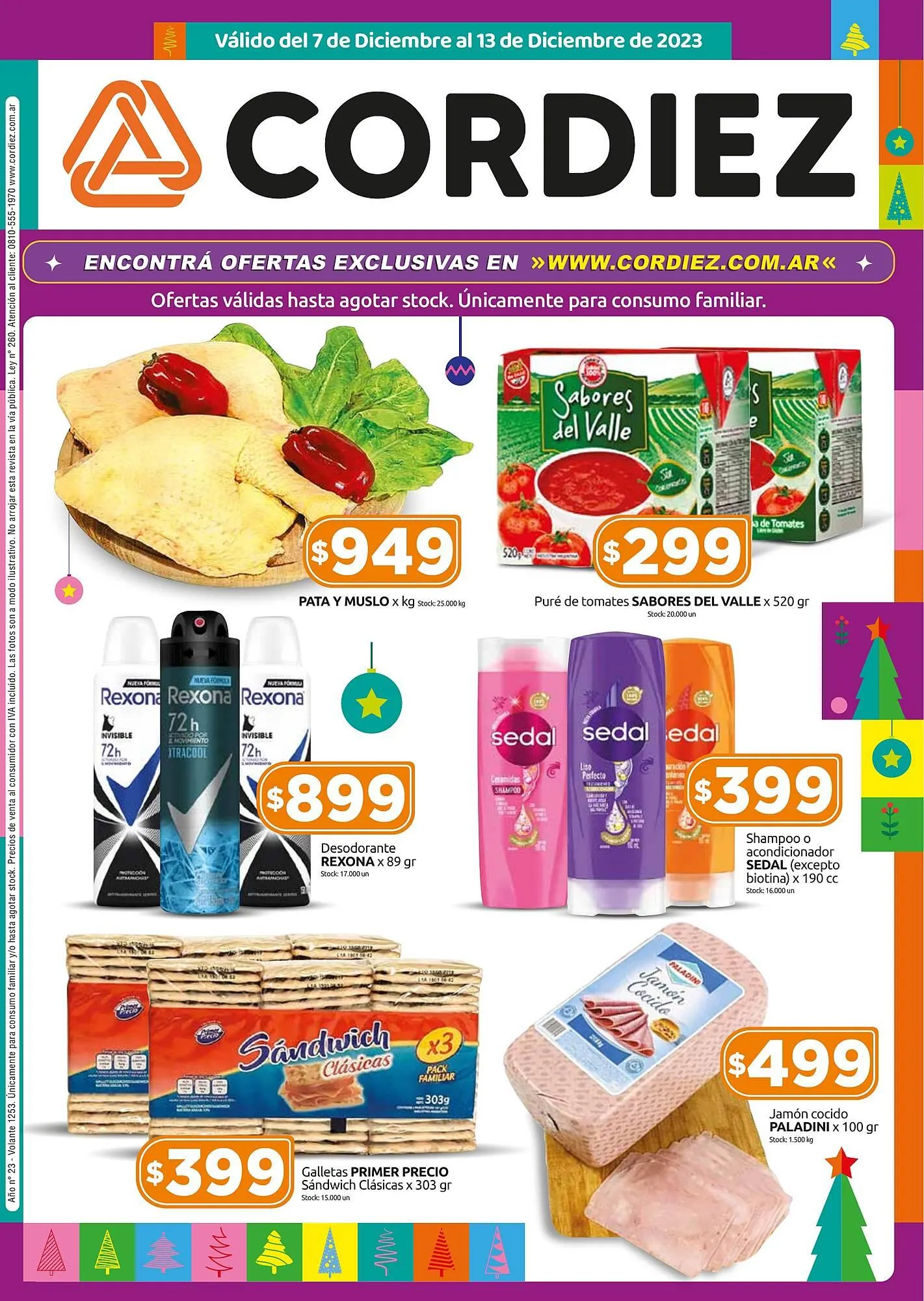 Ofertas de Catálogo Cordiez 7 de diciembre al 13 de diciembre 2023 - Página 1 del catálogo