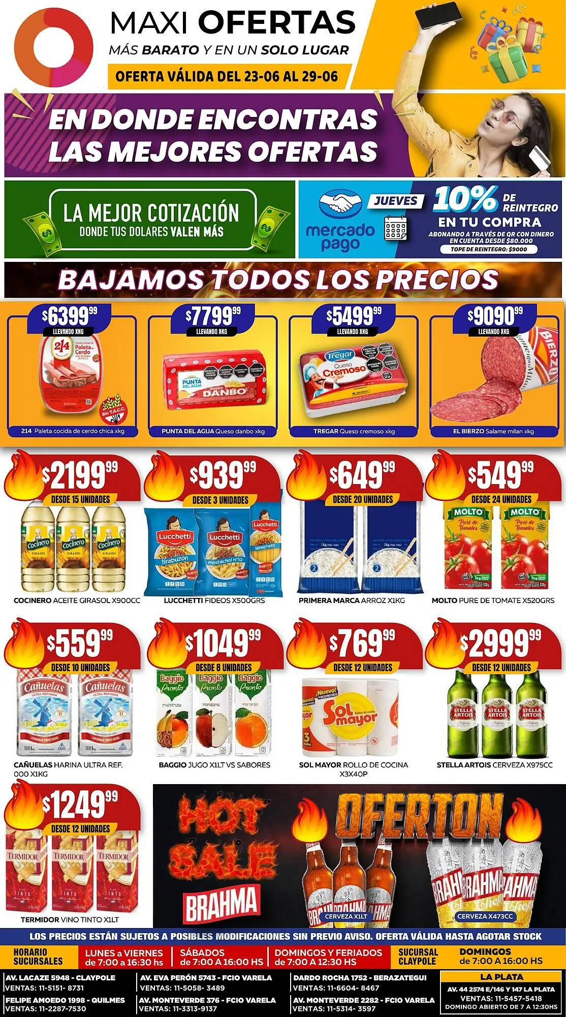 Ofertas de Catálogo Maxi Ofertas 23 de junio al 29 de junio 2025 - Página 1 del catálogo