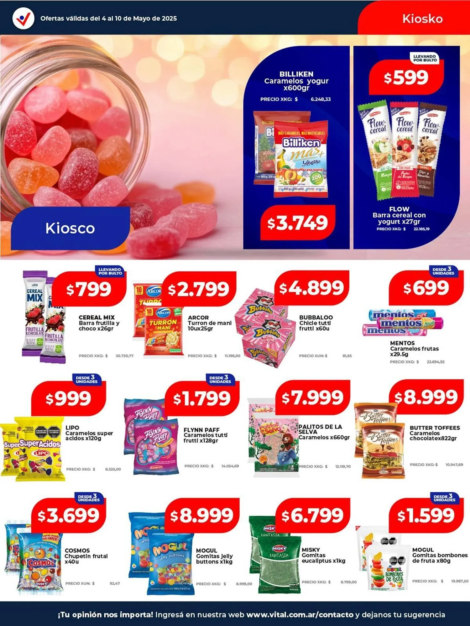 Ofertas de Catálogo Supermayorista Vital 4 de mayo al 10 de mayo 2026 - Página 17 del catálogo