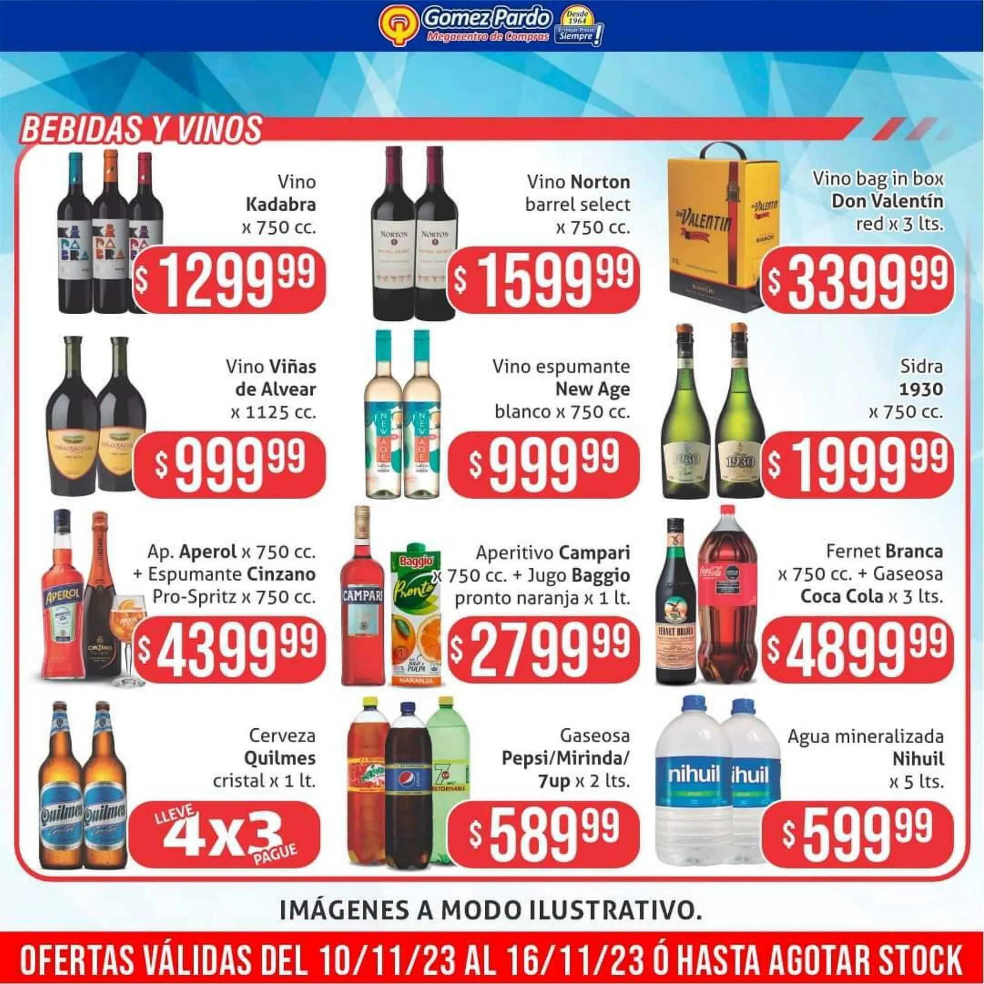 Ofertas de Catálogo Gomez Pardo 10 de noviembre al 16 de noviembre 2023 - Página 4 del catálogo