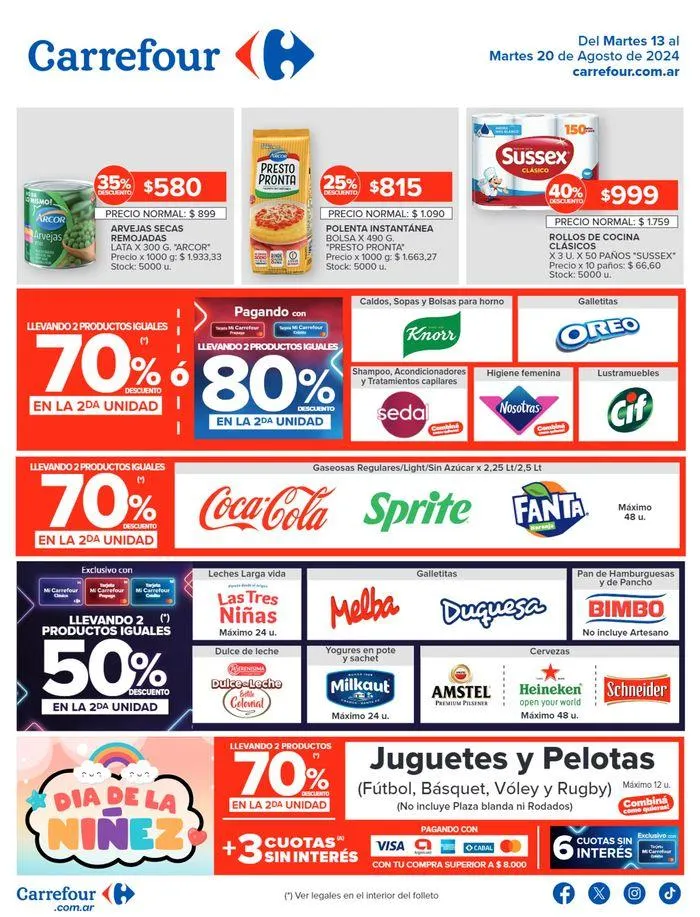Ofertas de Catálogo Folleto Semanal Hiper 13 de agosto al 20 de agosto 2024 - Página 1 del catálogo