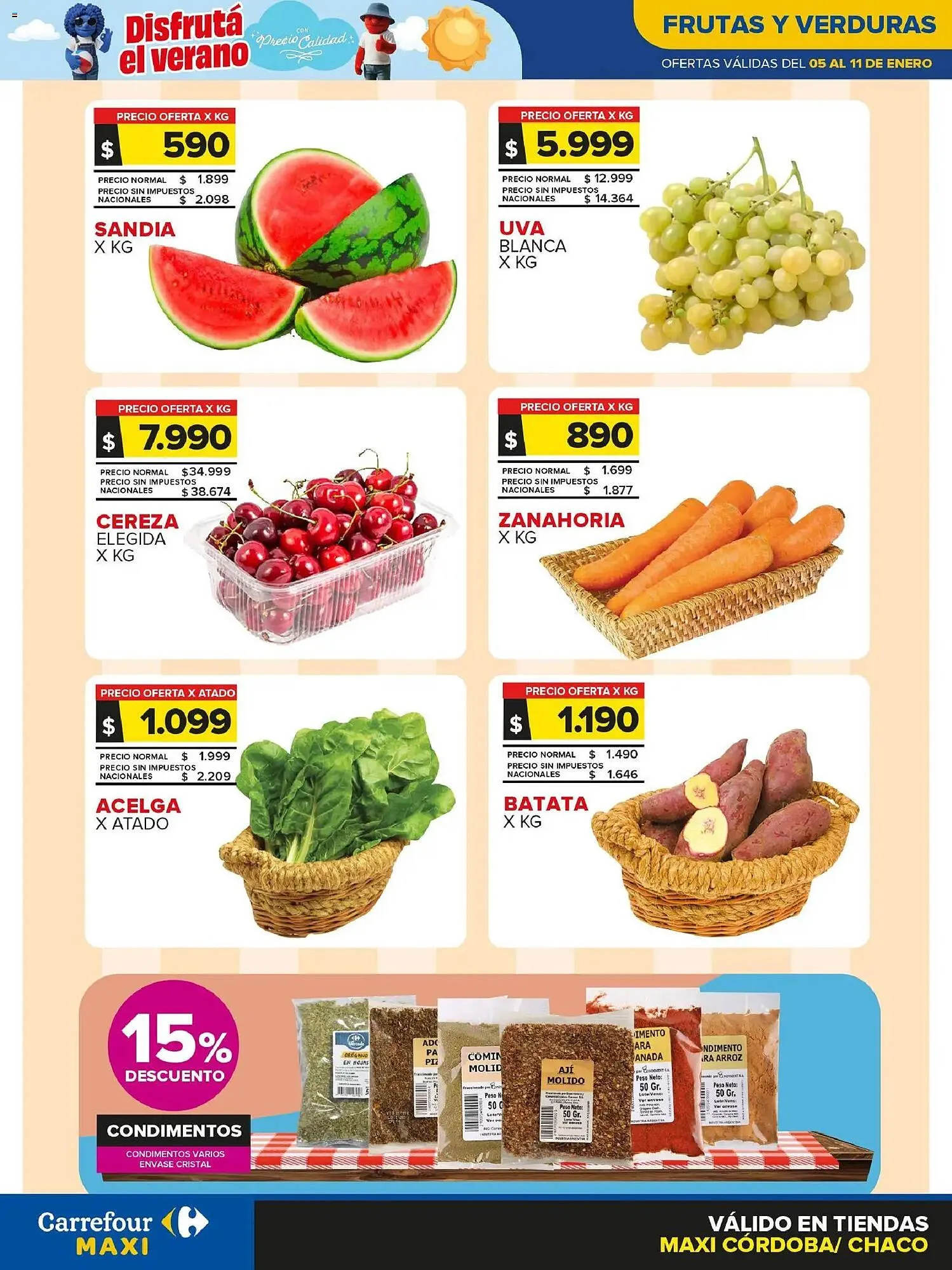 Ofertas de Folleto Carrefour Maxi 5 de enero al 11 de enero 2026 - Página 1 del catálogo