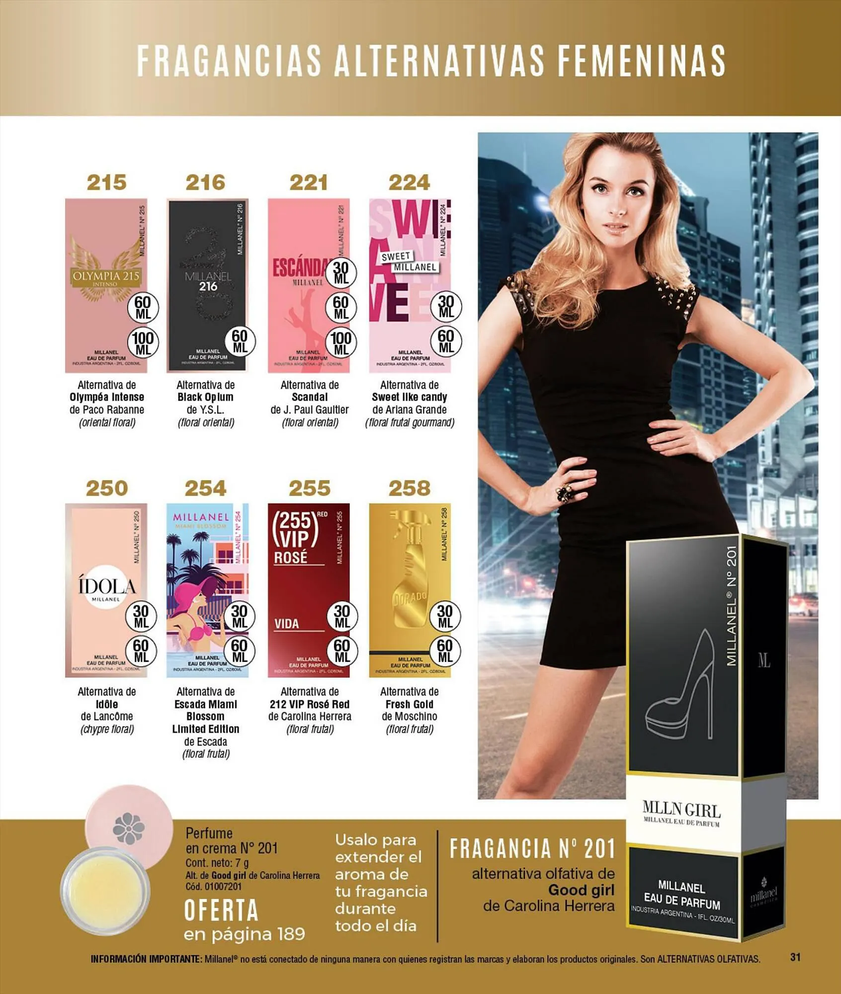 Ofertas de Catálogo Millanel Cosmética 18 de septiembre al 15 de octubre 2023 - Página 31 del catálogo