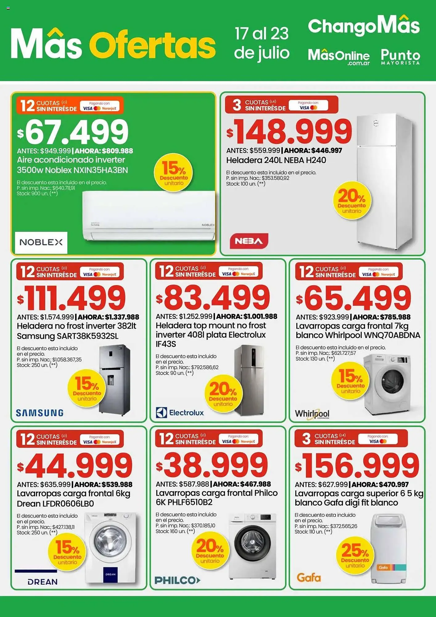 Ofertas de Catálogo Punto Mayorista 17 de julio al 24 de julio 2025 - Página 9 del catálogo