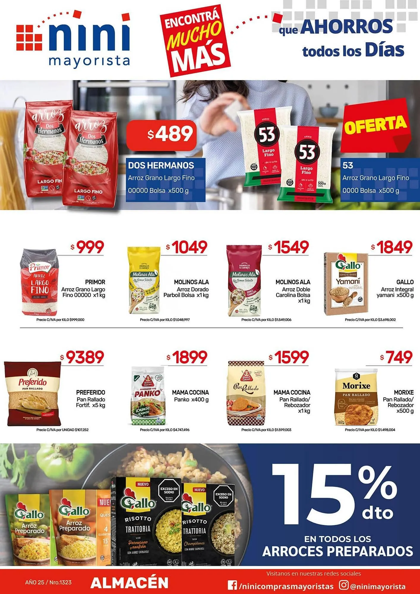 Ofertas de catálogo Nini Mayorista 1 de septiembre al 7 de septiembre 2025 - Página 25 del catálogo