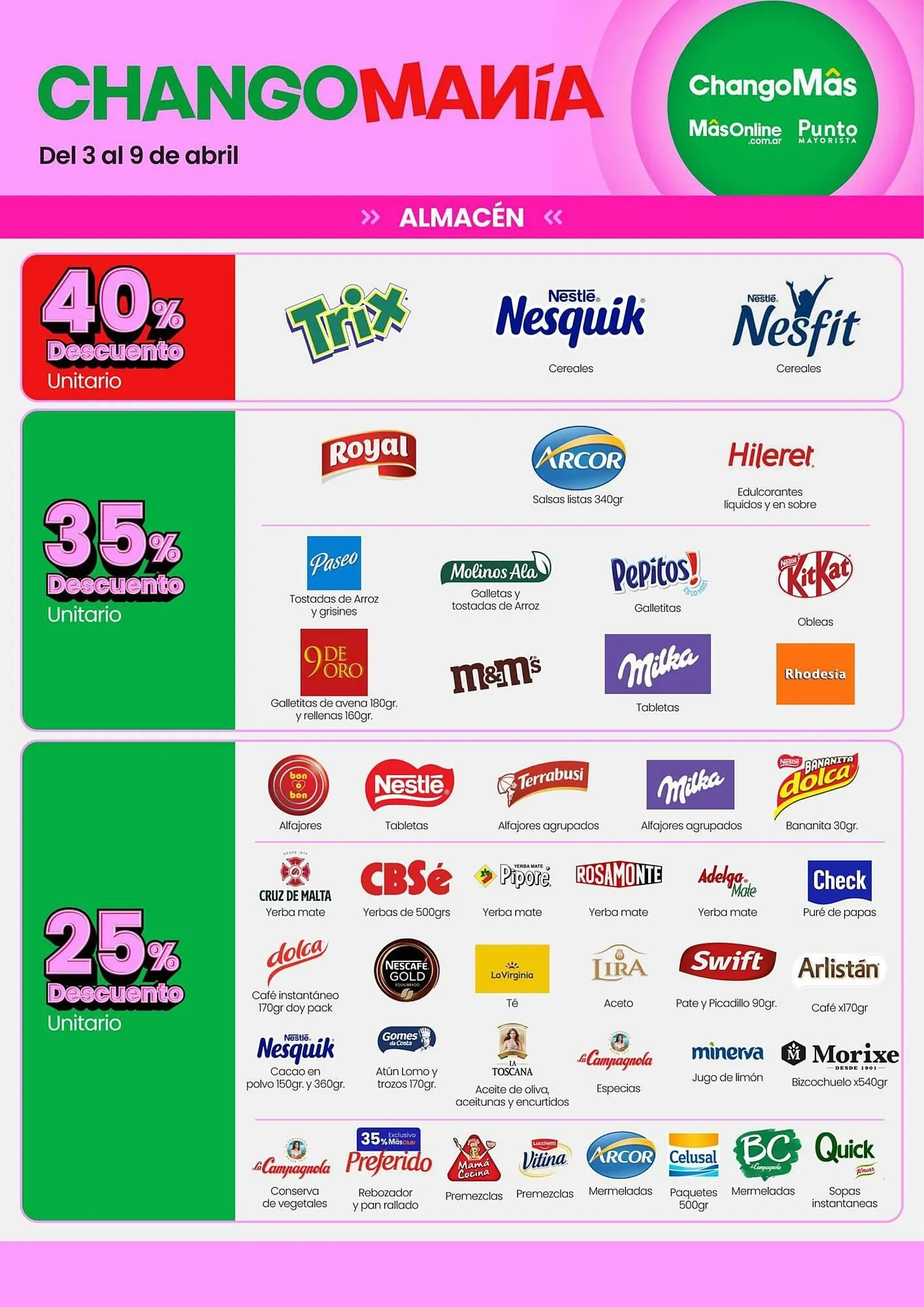 Ofertas de Catálogo Changomas 3 de abril al 9 de abril 2025 - Página 11 del catálogo