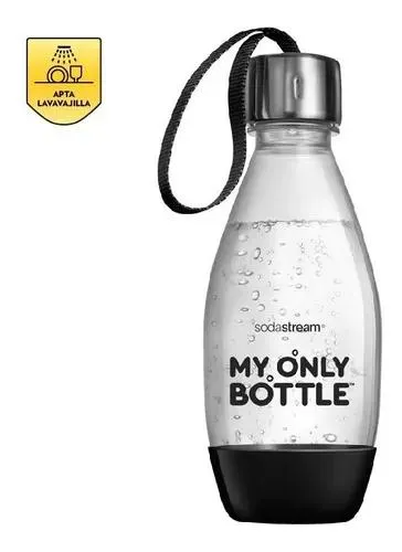 Botella Reutilizable My Only Bottle Sodastream 0,5lts. Color Black