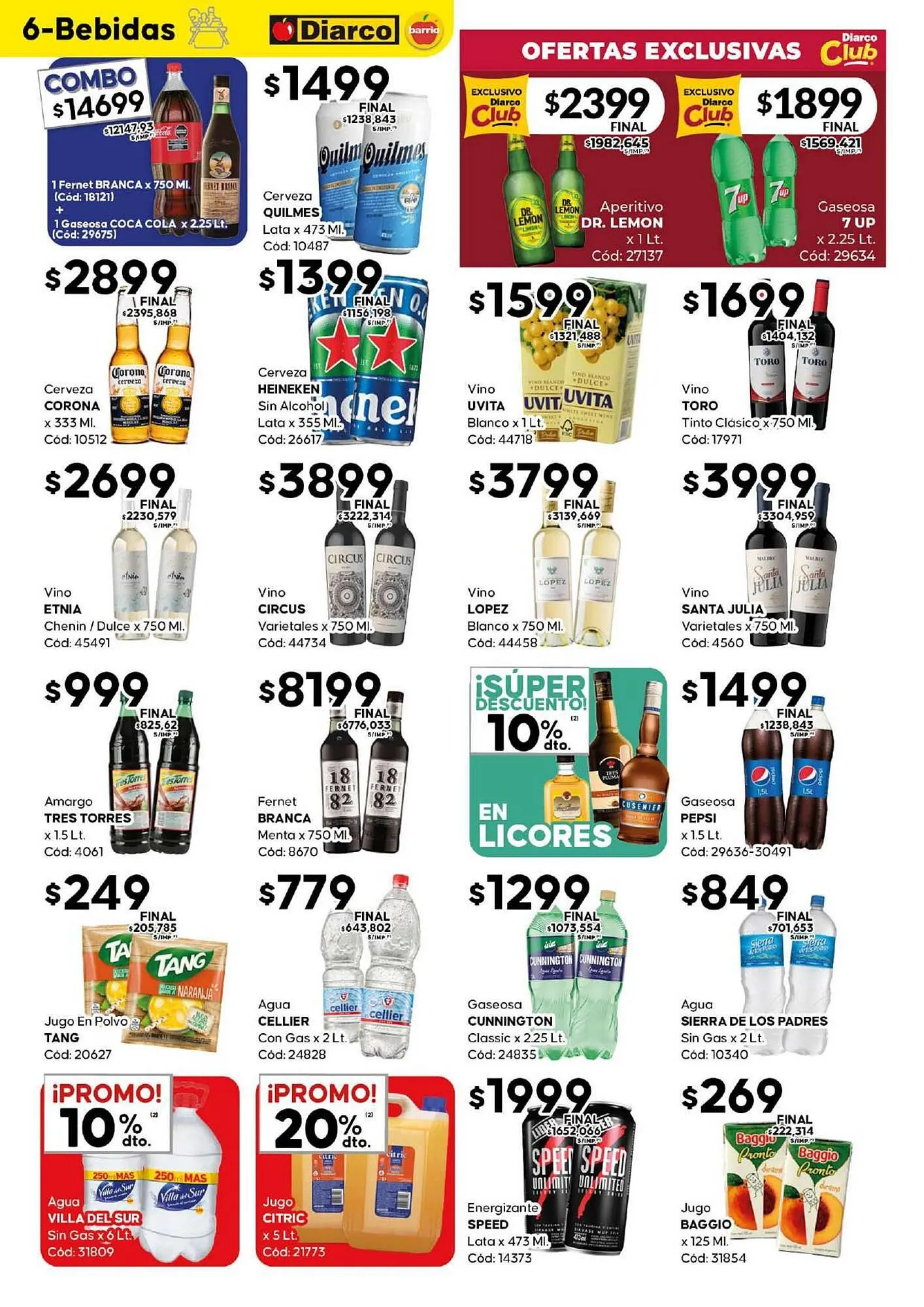Ofertas de Catálogo Diarco 21 de julio al 25 de julio 2025 - Página 6 del catálogo
