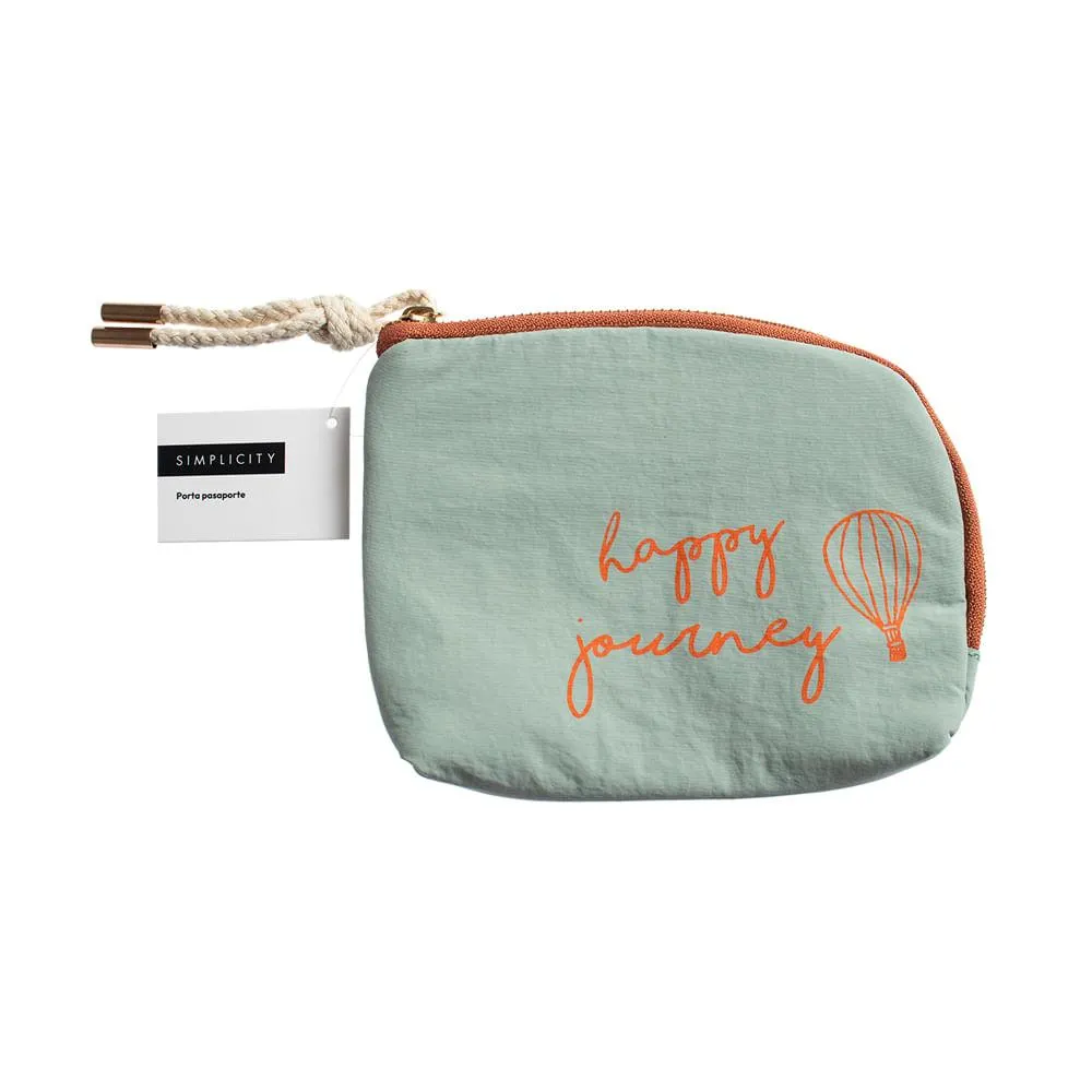 Portapasaporte Travel Happy Journet Simplicity Travel Ola10