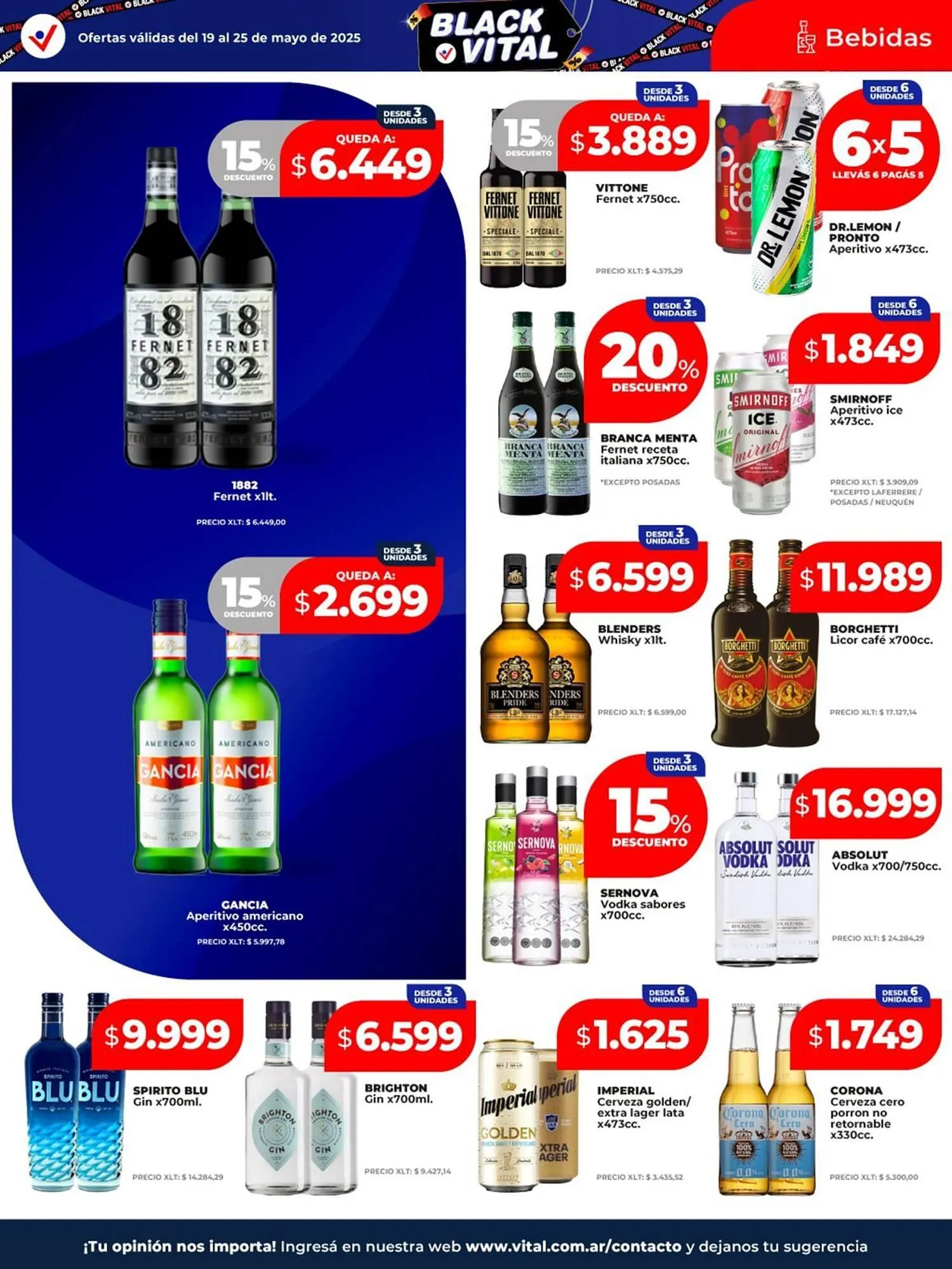 Ofertas de Catálogo Supermayorista Vital 19 de mayo al 25 de mayo 2025 - Página 19 del catálogo