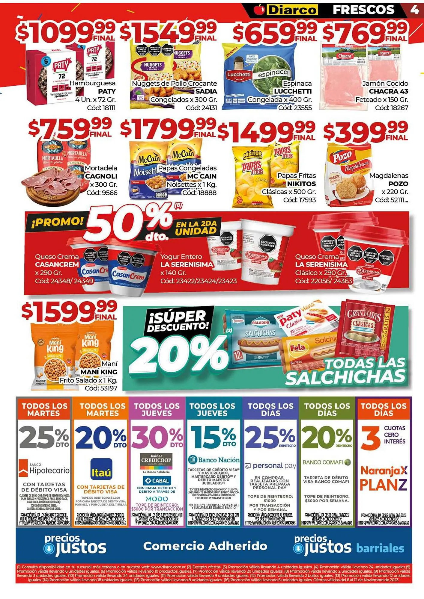 Ofertas de Catálogo Diarco 6 de noviembre al 12 de noviembre 2023 - Página 8 del catálogo