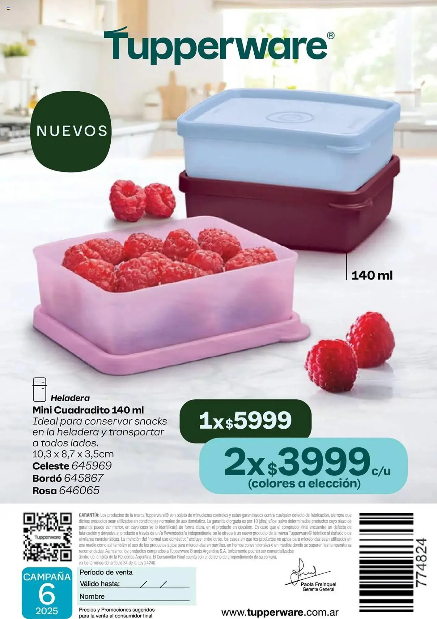 Ofertas de Catálogo Tupperware 9 de abril al 22 de abril 2025 - Página 184 del catálogo