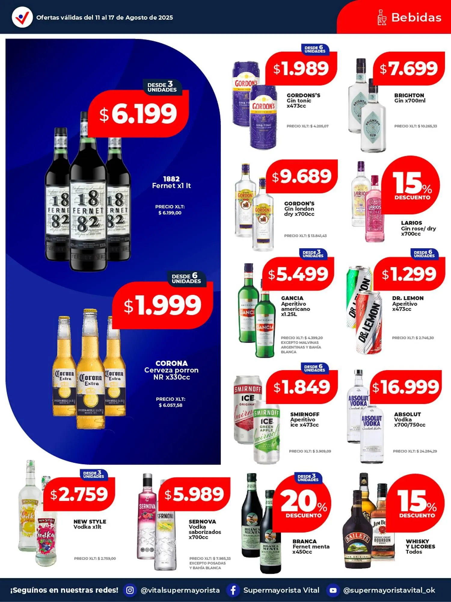 Ofertas de Catálogo Supermayorista Vital 11 de agosto al 17 de agosto 2025 - Página 12 del catálogo
