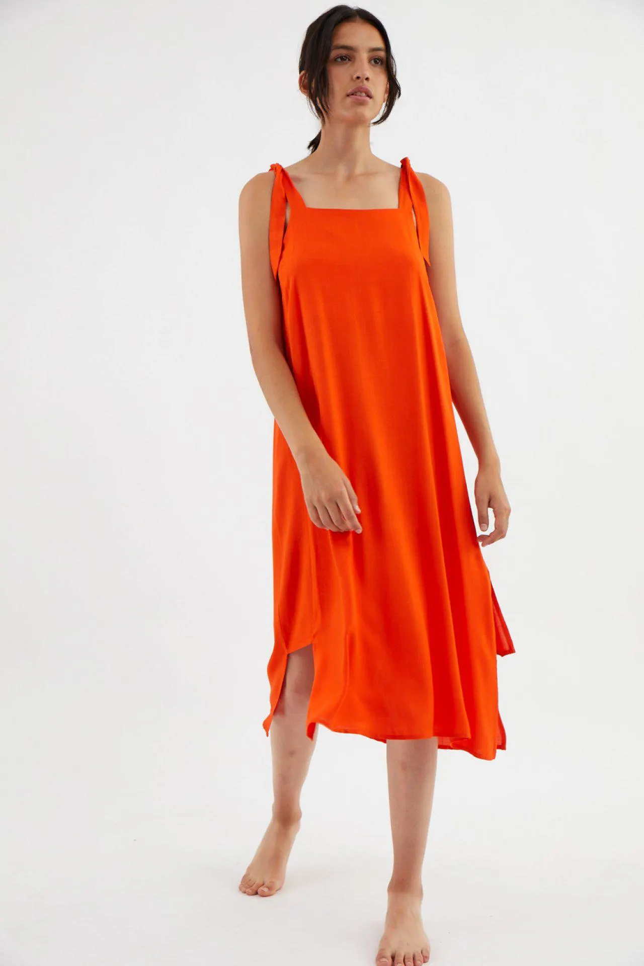 Vestido Fresno Naranja