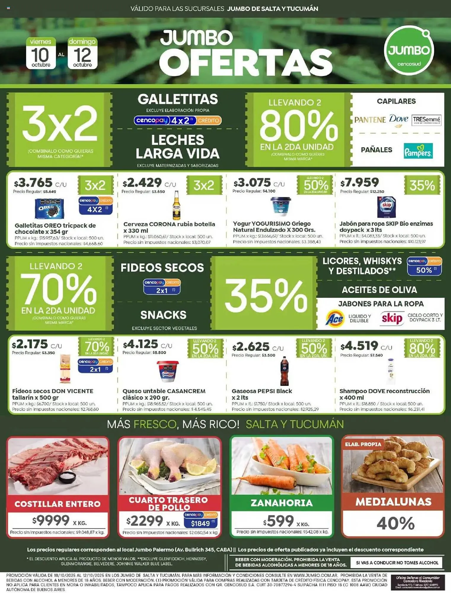 Ofertas de Catálogo Jumbo 10 de octubre al 12 de octubre 2025 - Página 1 del catálogo