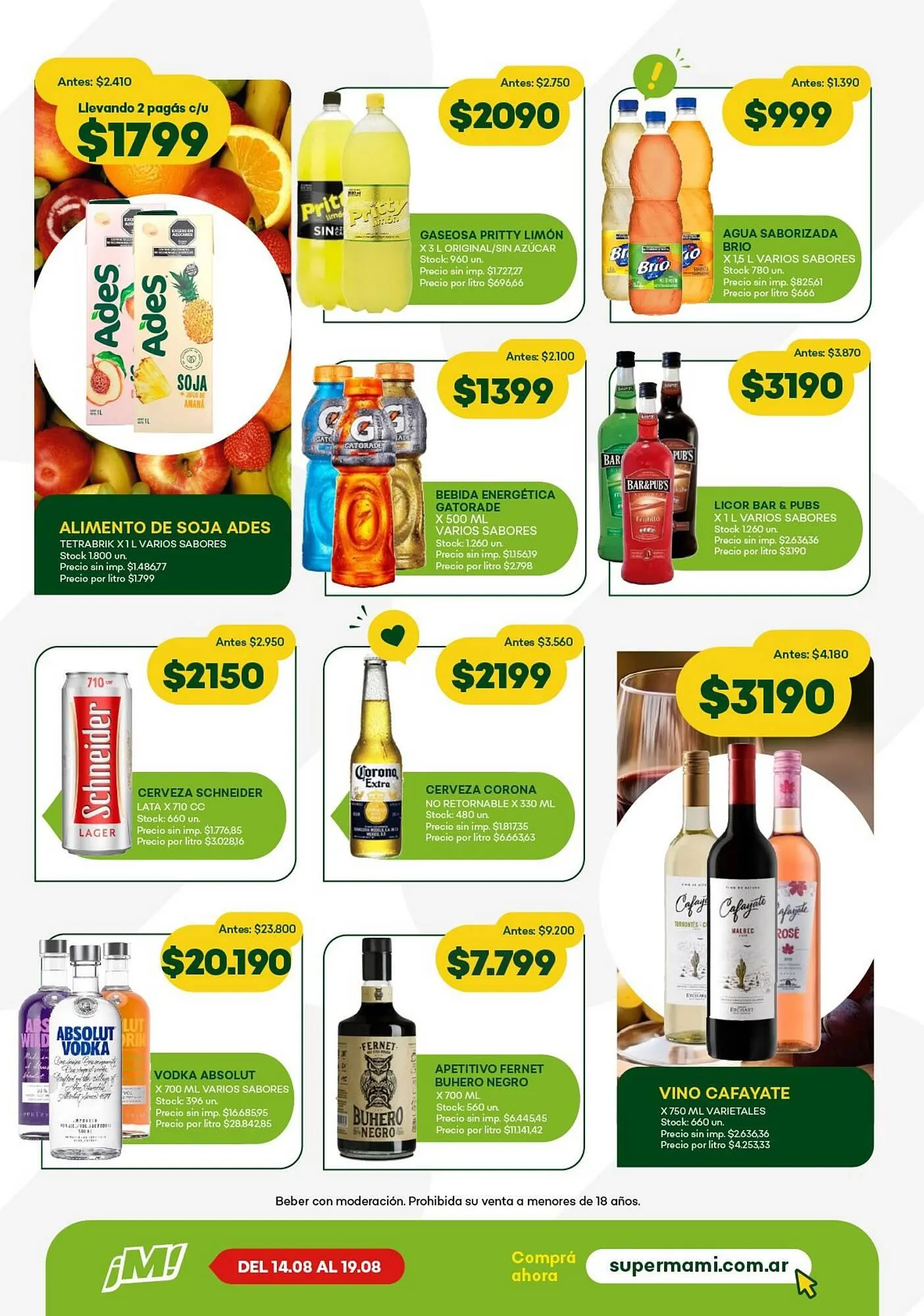 Ofertas de Catálogo Super MAMI 13 de agosto al 21 de agosto 2025 - Página 6 del catálogo