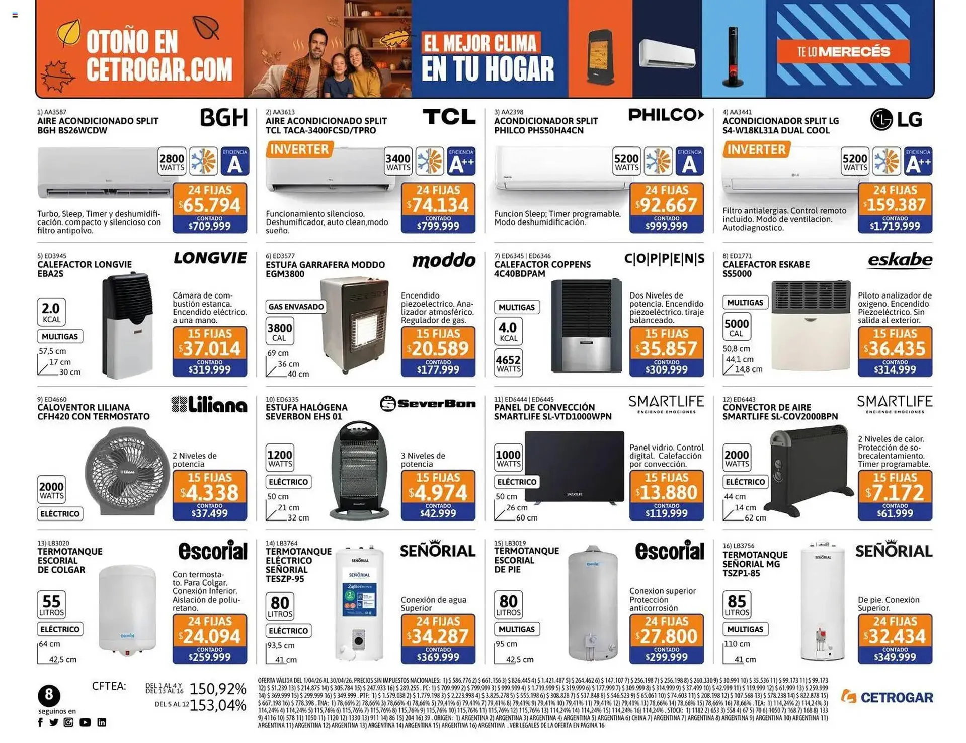 Ofertas de Catálogo Cetrogar 1 de abril al 1 de mayo 2026 - Página 8 del catálogo