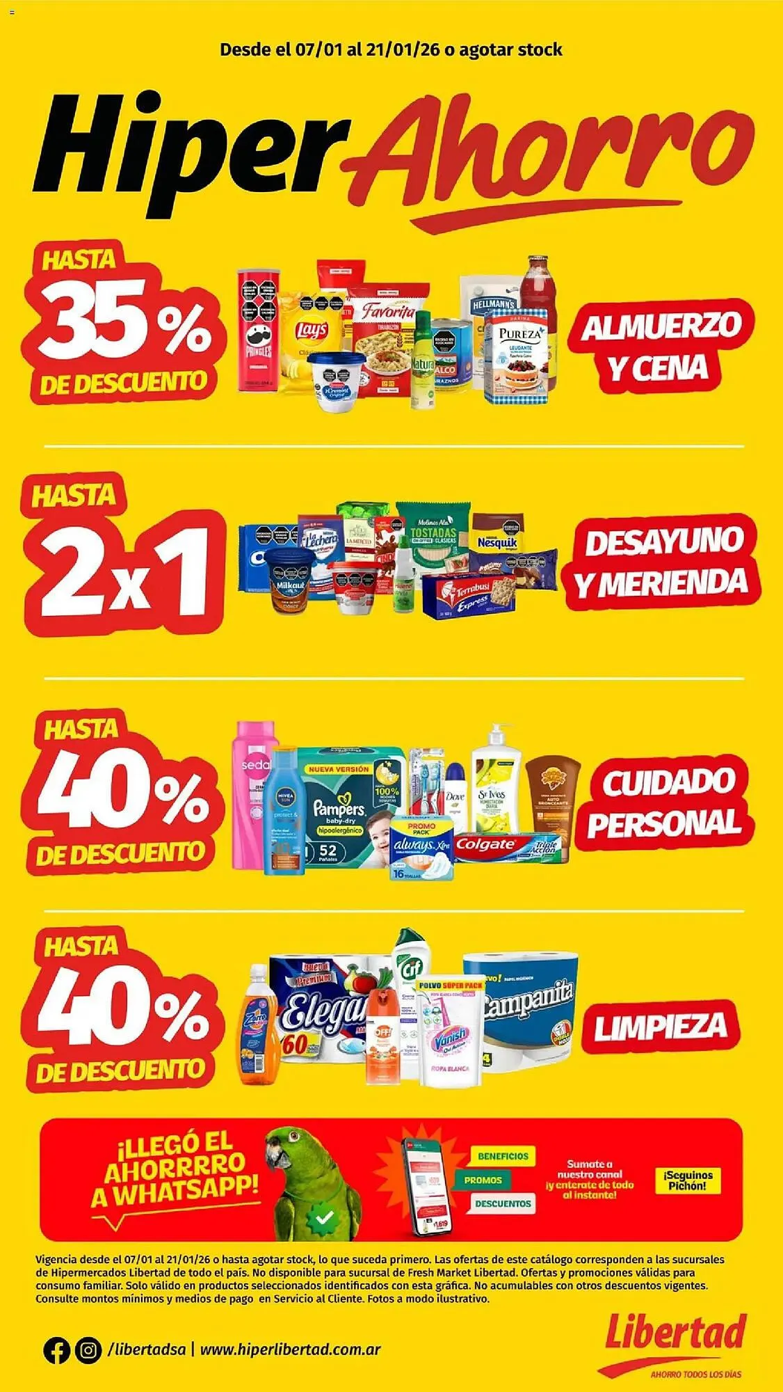Ofertas de Catálogo Hipermercado Libertad 7 de enero al 21 de enero 2026 - Página 1 del catálogo