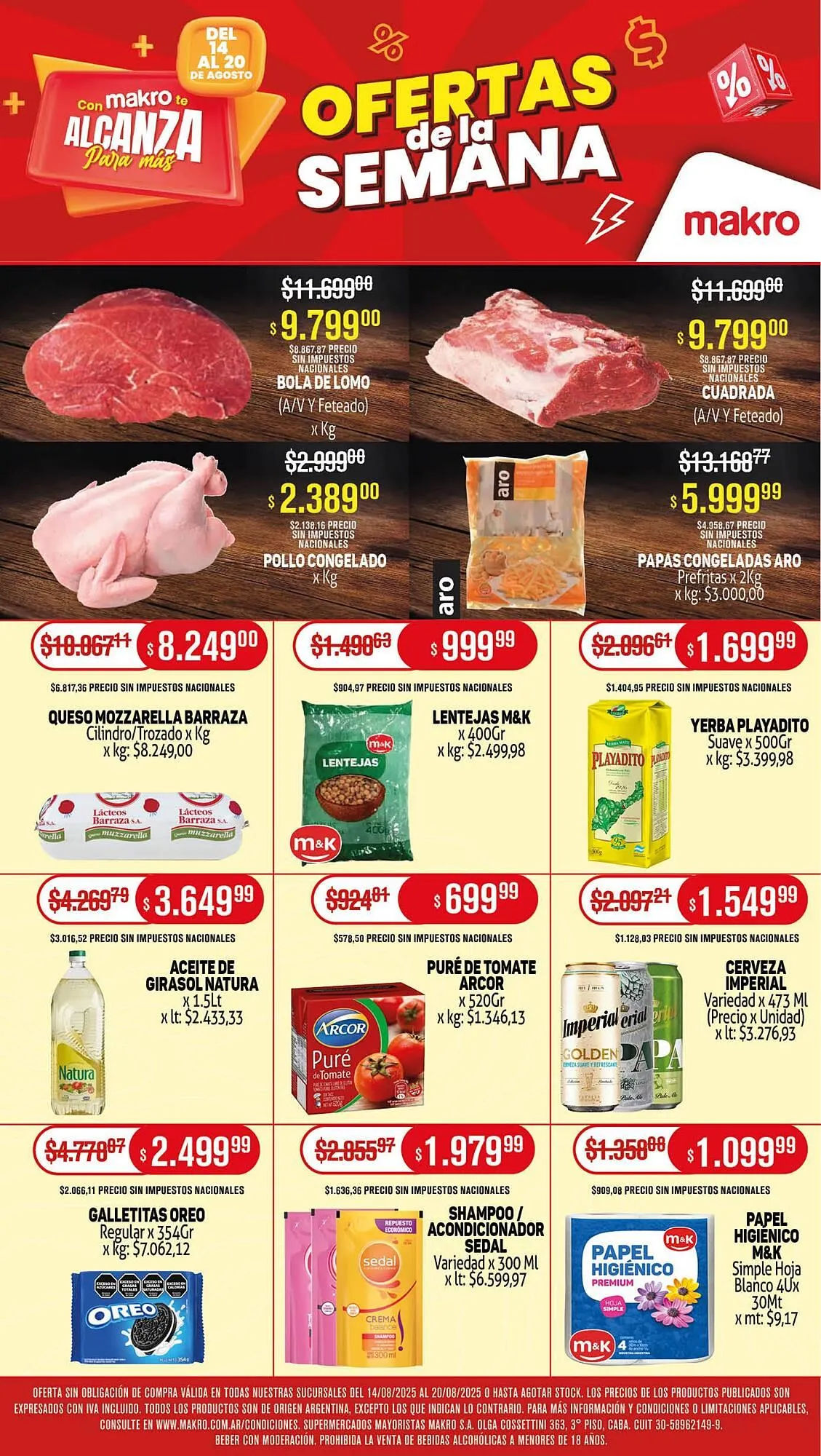 Ofertas de Catálogo Makro 14 de agosto al 20 de agosto 2025 - Página 1 del catálogo