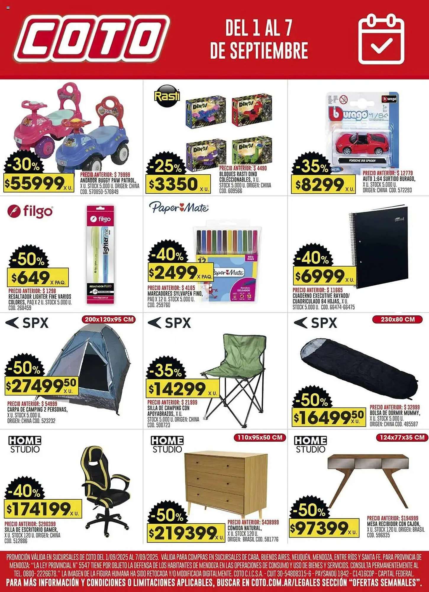 Ofertas de Catálogo Coto 1 de septiembre al 7 de septiembre 2025 - Página 1 del catálogo