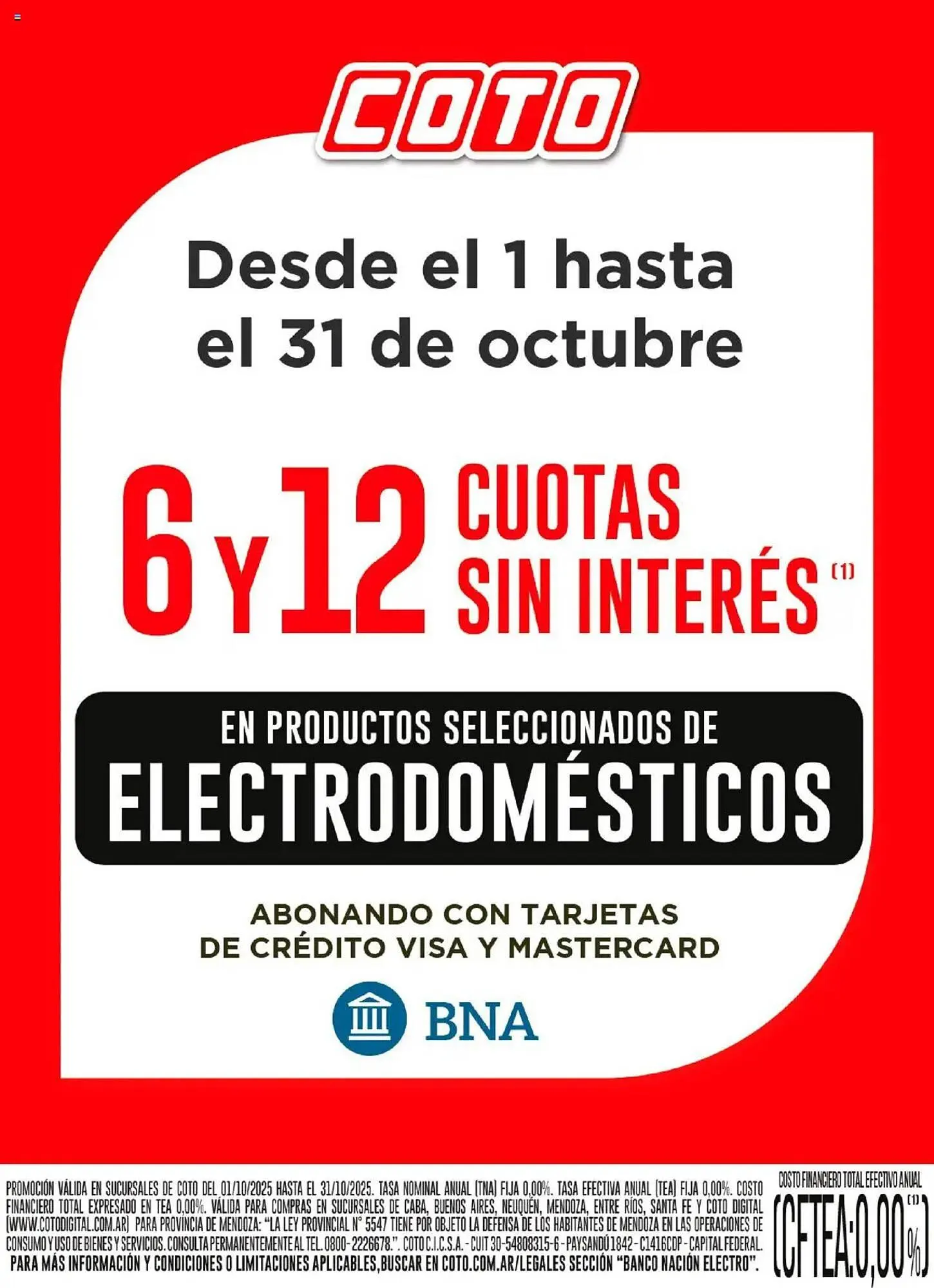 Ofertas de Catálogo Coto 1 de octubre al 31 de octubre 2025 - Página 1 del catálogo