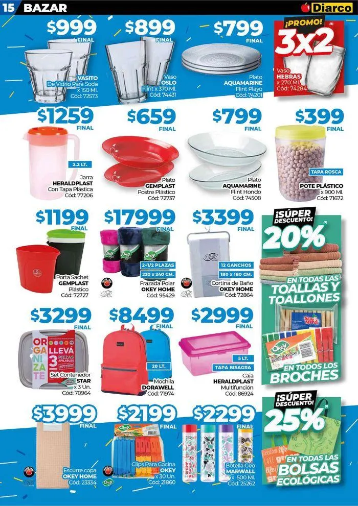 Ofertas de Diarco Ofertas Interior 4 de junio al 9 de junio 2024 - Página 15 del catálogo