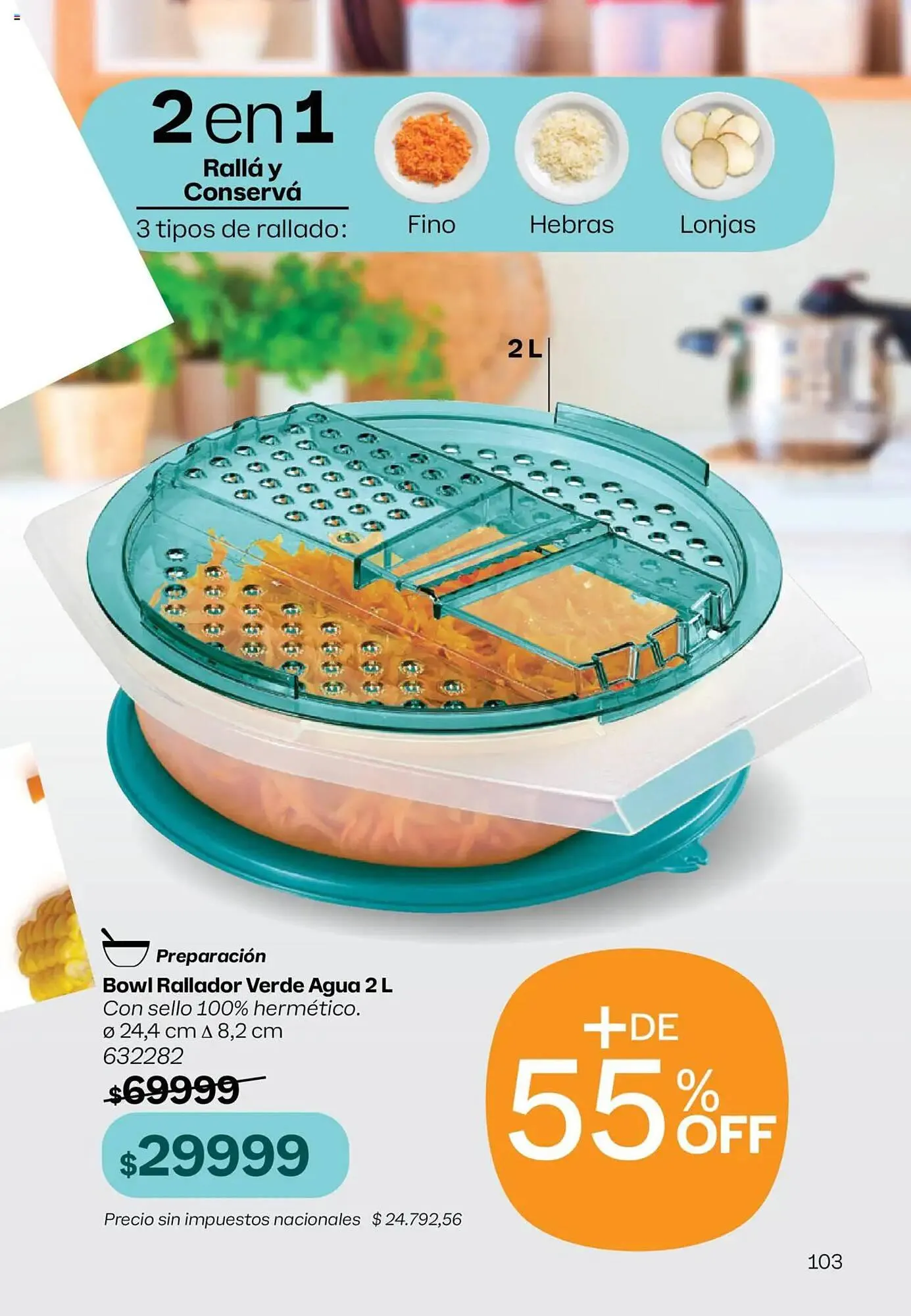 Ofertas de Catálogo Tupperware 23 de julio al 6 de agosto 2025 - Página 104 del catálogo