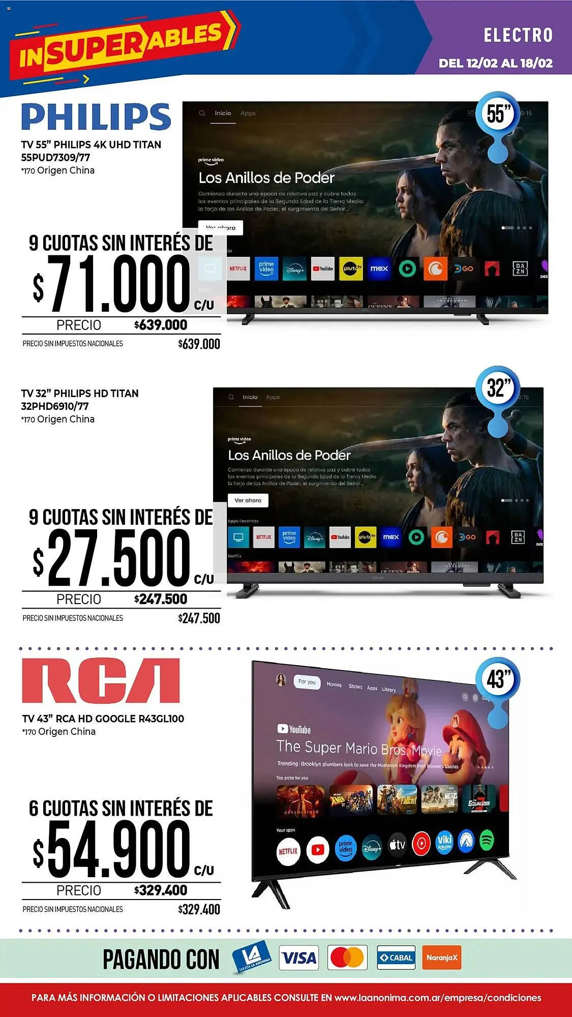 Ofertas de Catálogo La Anonima 12 de febrero al 23 de febrero 2026 - Página 41 del catálogo