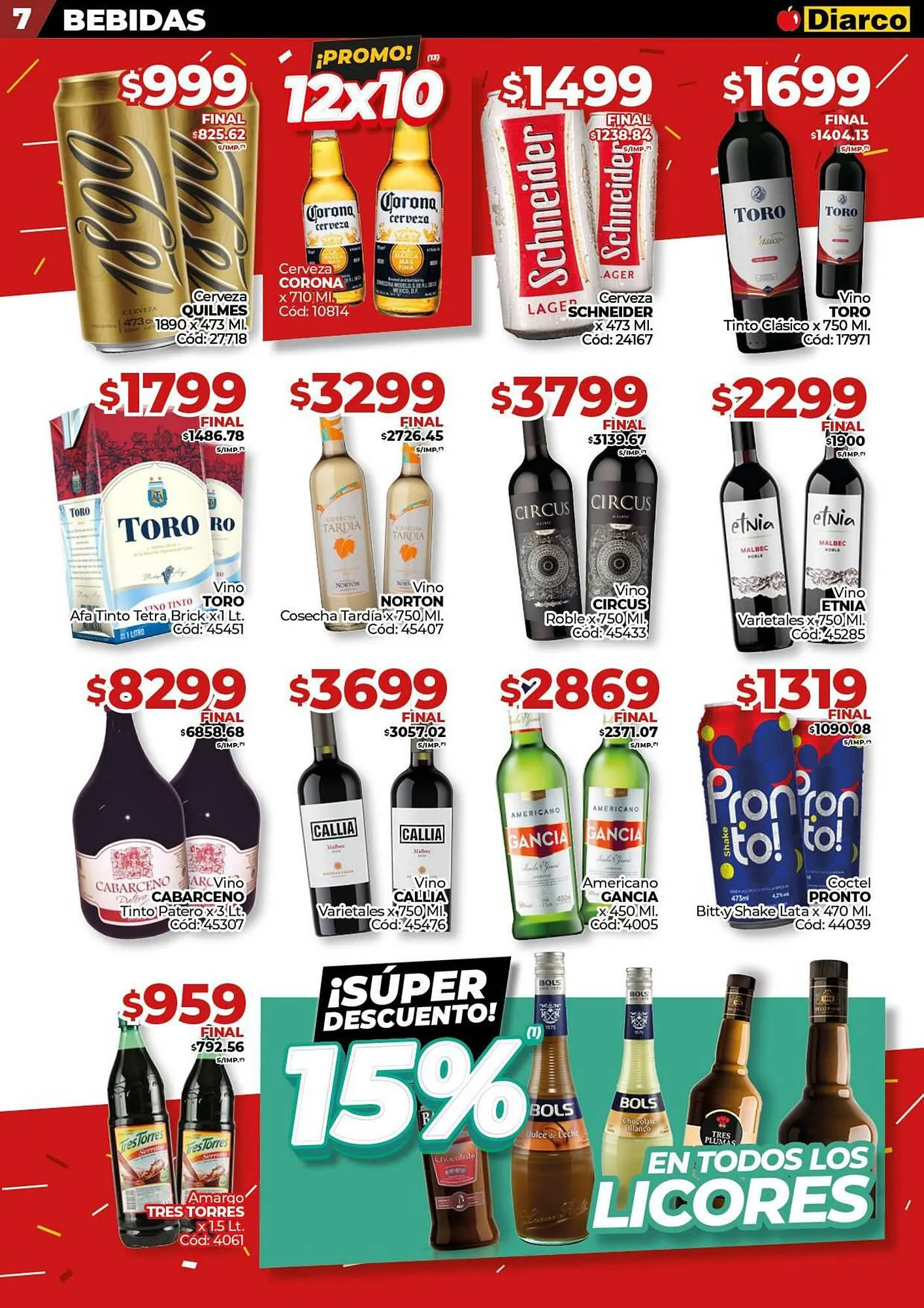 Ofertas de Catálogo Diarco 25 de agosto al 30 de agosto 2025 - Página 7 del catálogo