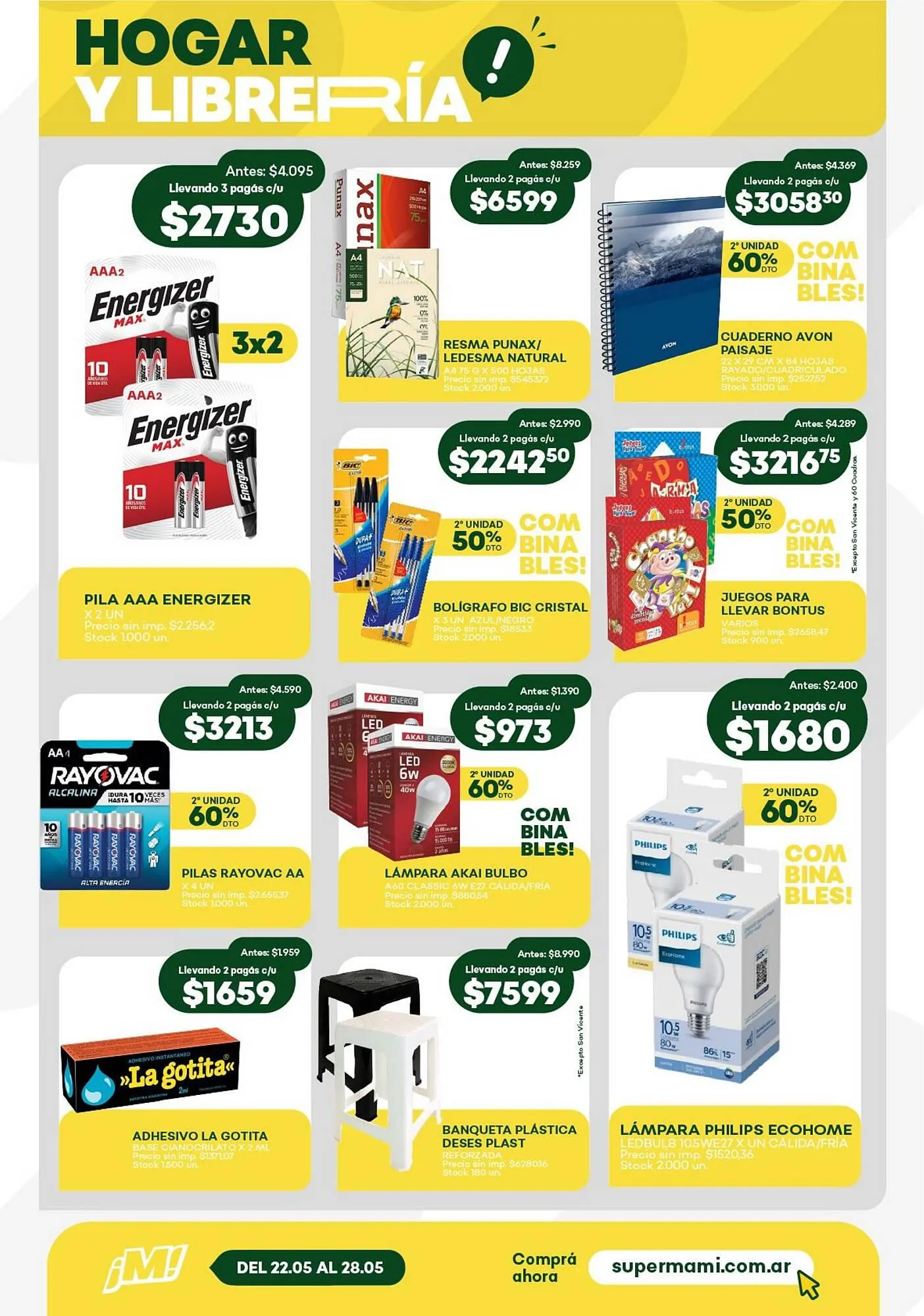 Ofertas de Catálogo Super MAMI 22 de mayo al 29 de mayo 2025 - Página 8 del catálogo