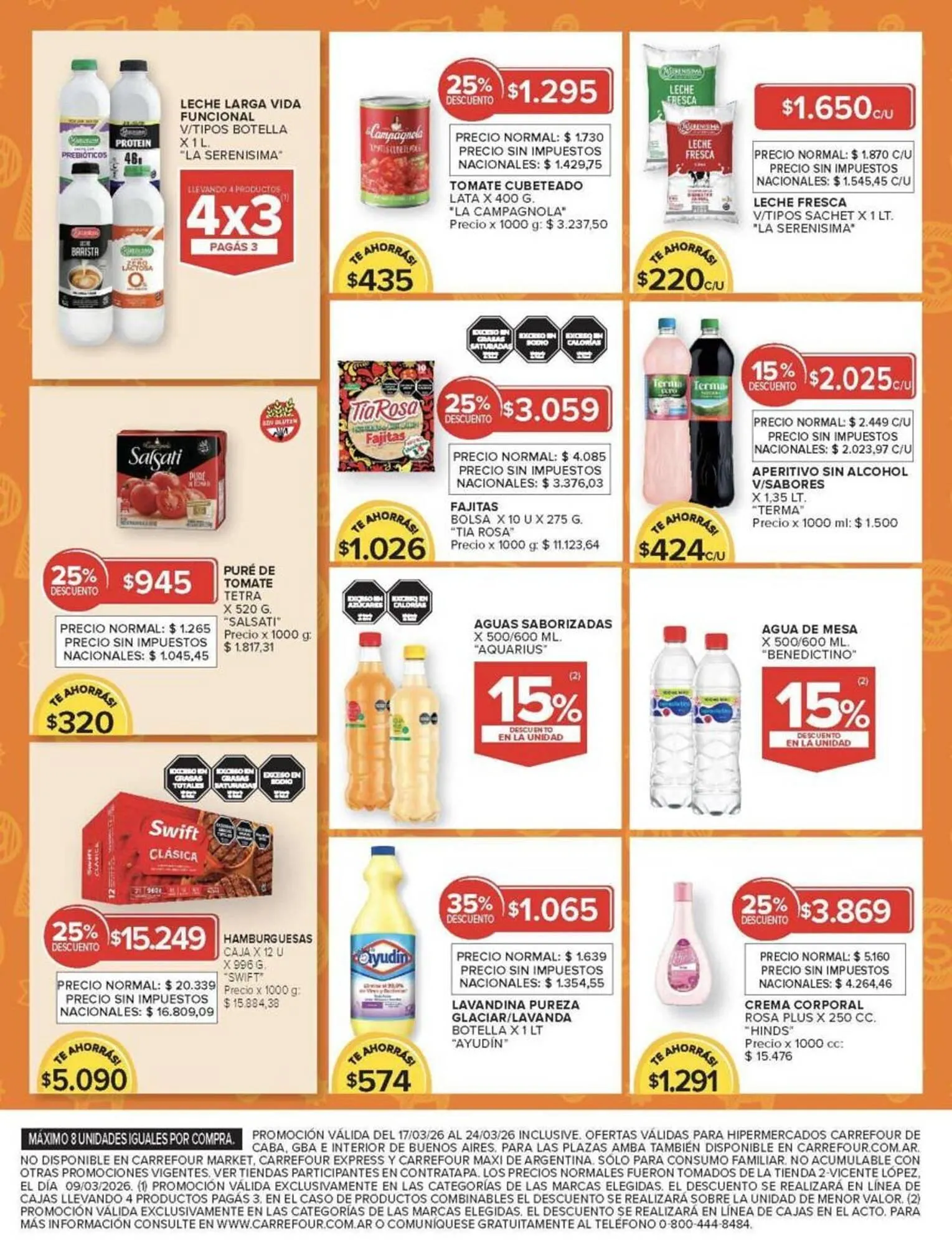 Ofertas de Catálogo Carrefour 17 de marzo al 25 de marzo 2026 - Página 16 del catálogo