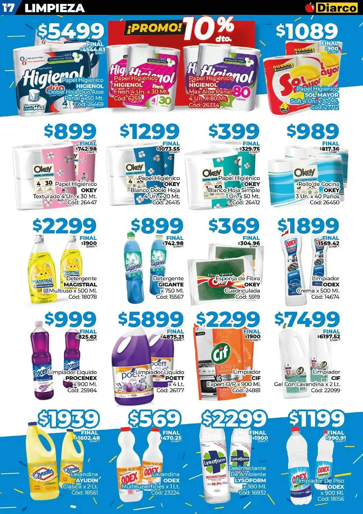 Ofertas de Catálogo Diarco 18 de agosto al 22 de agosto 2025 - Página 17 del catálogo