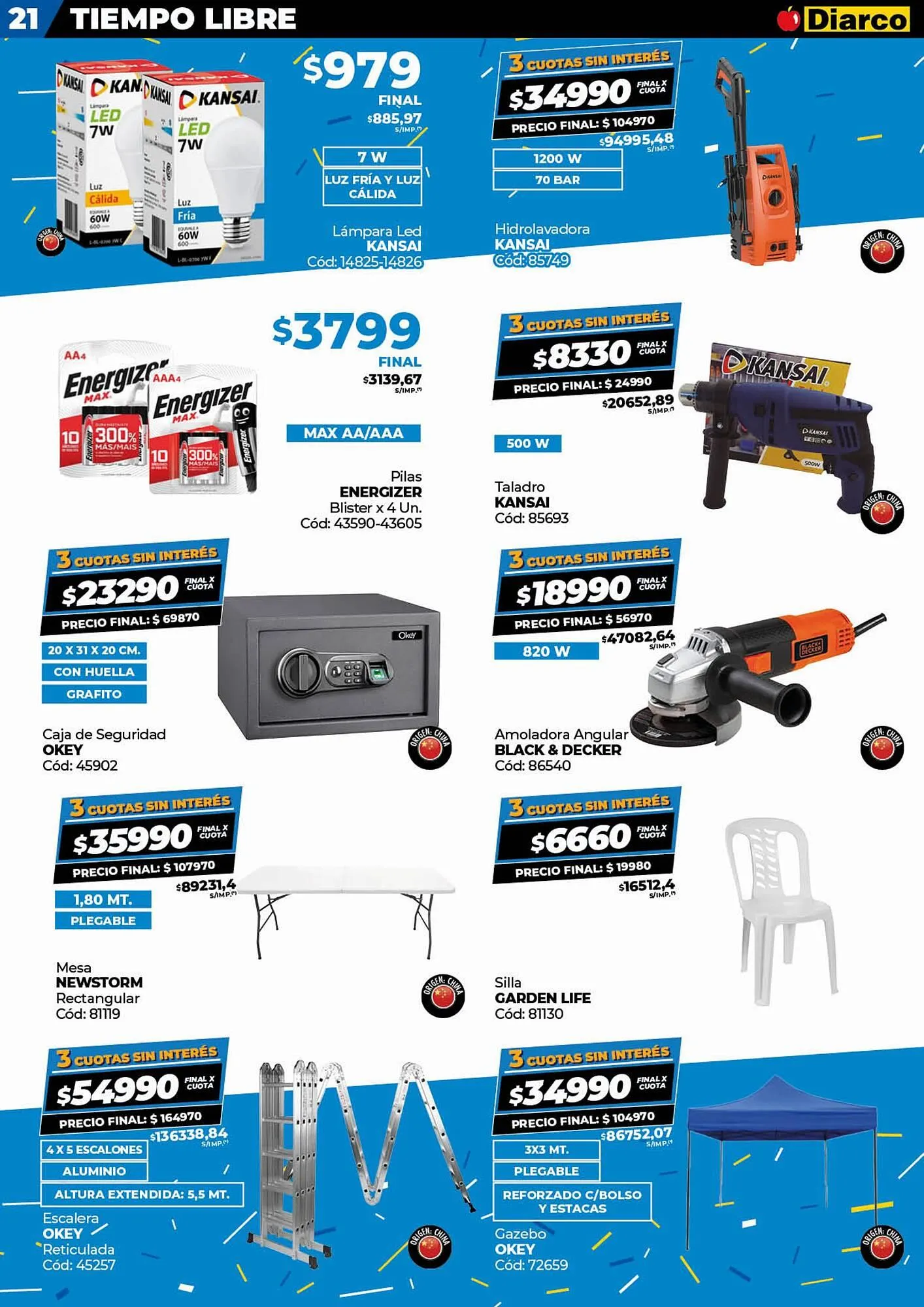 Ofertas de Catálogo Diarco 25 de agosto al 30 de agosto 2025 - Página 21 del catálogo