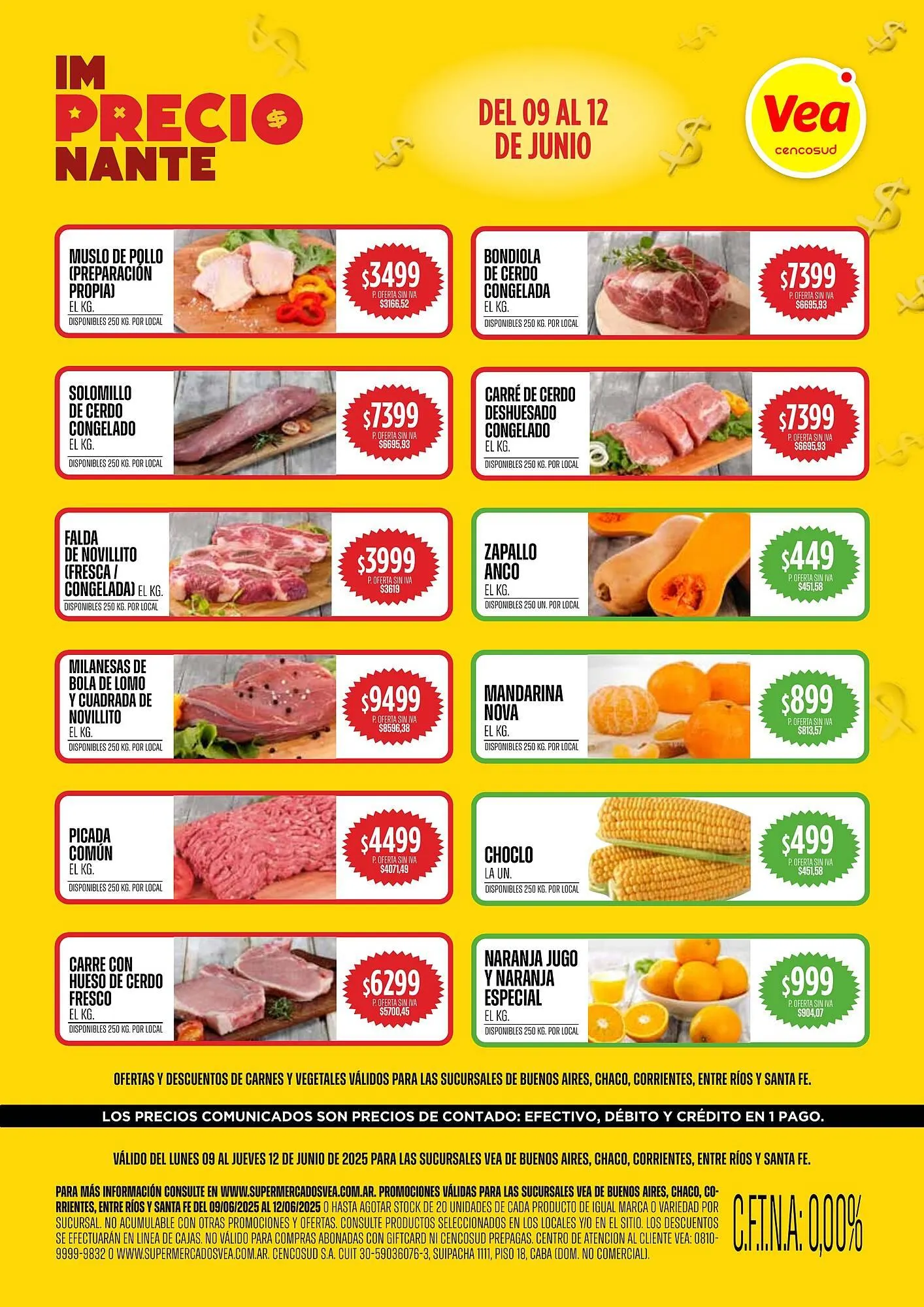 Ofertas de Catálogo Supermercados Vea 9 de junio al 12 de junio 2025 - Página 1 del catálogo