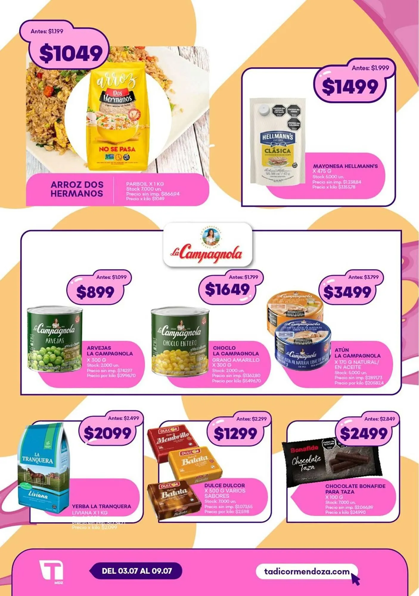 Ofertas de Catálogo Supermercados Tadicor 3 de julio al 9 de julio 2025 - Página 3 del catálogo