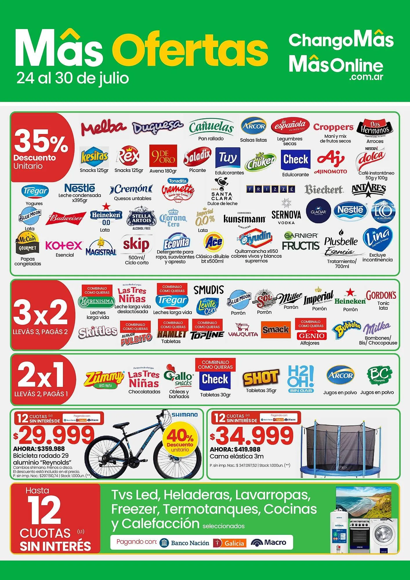 Ofertas de Catálogo Changomas 25 de julio al 30 de julio 2025 - Página 1 del catálogo