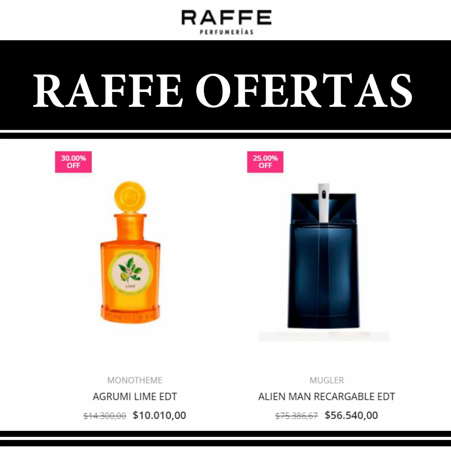 Ofertas de Catálogo Raffe Perfumerías 8 de agosto al 17 de septiembre 2023 - Página 1 del catálogo