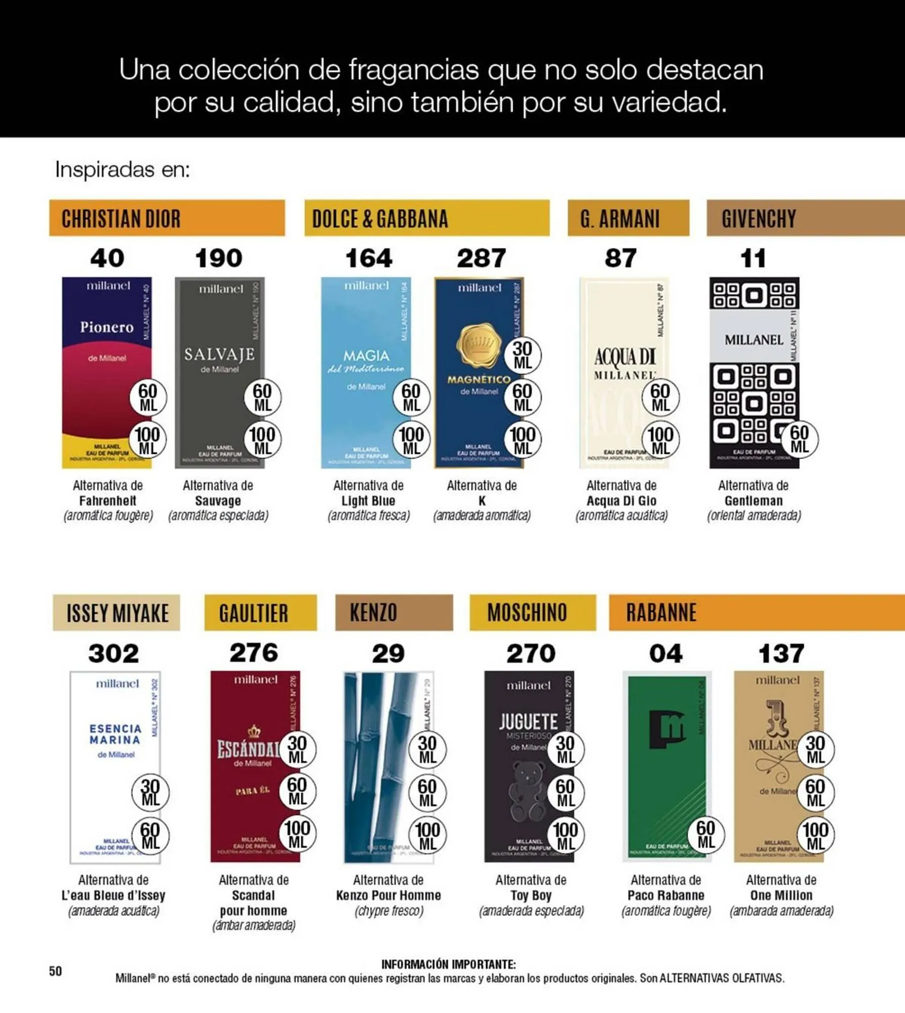 Ofertas de Catálogo Millanel Cosmética 27 de febrero al 31 de marzo 2025 - Página 50 del catálogo