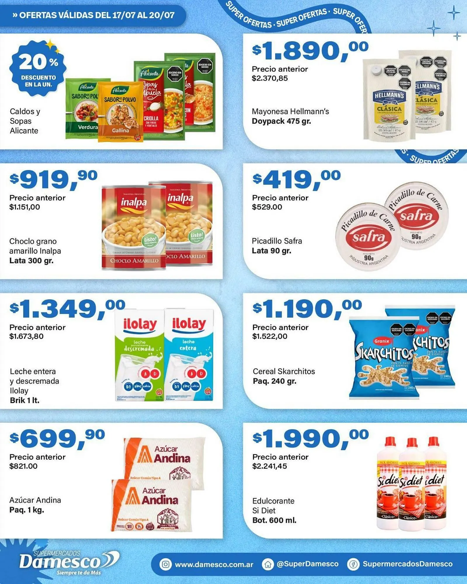 Ofertas de Catálogo Supermercados Damesco 17 de julio al 20 de julio 2025 - Página 3 del catálogo