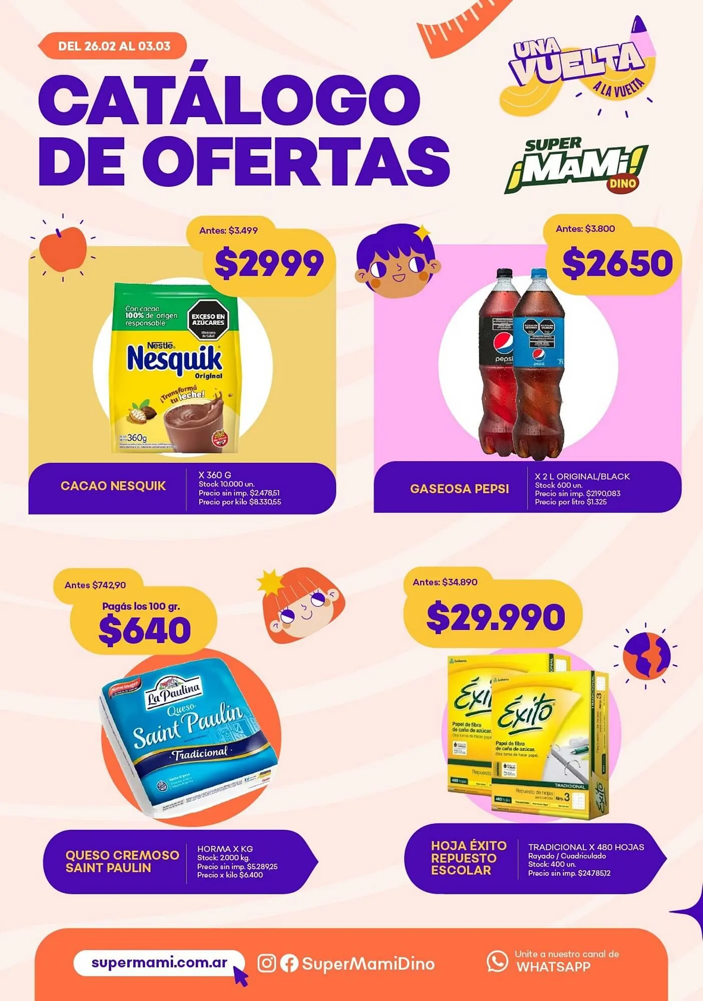 Ofertas de Catálogo Super MAMI 3 de marzo al 4 de marzo 2026 - Página 1 del catálogo