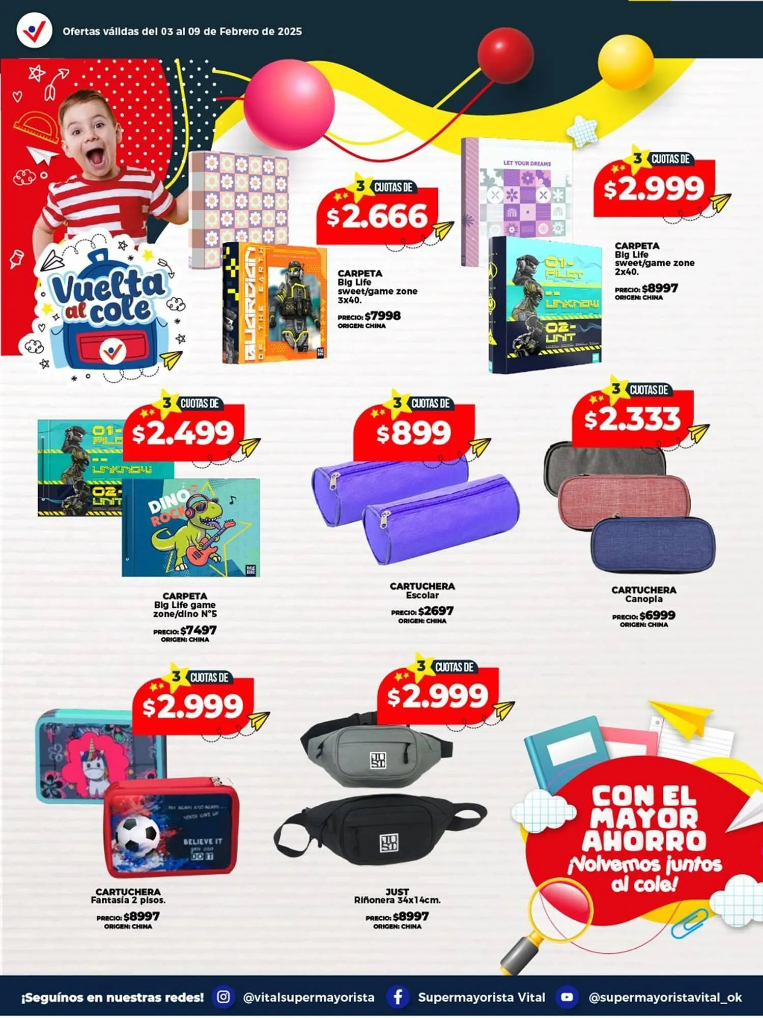 Ofertas de Catálogo Supermayorista Vital 3 de febrero al 9 de febrero 2025 - Página 9 del catálogo