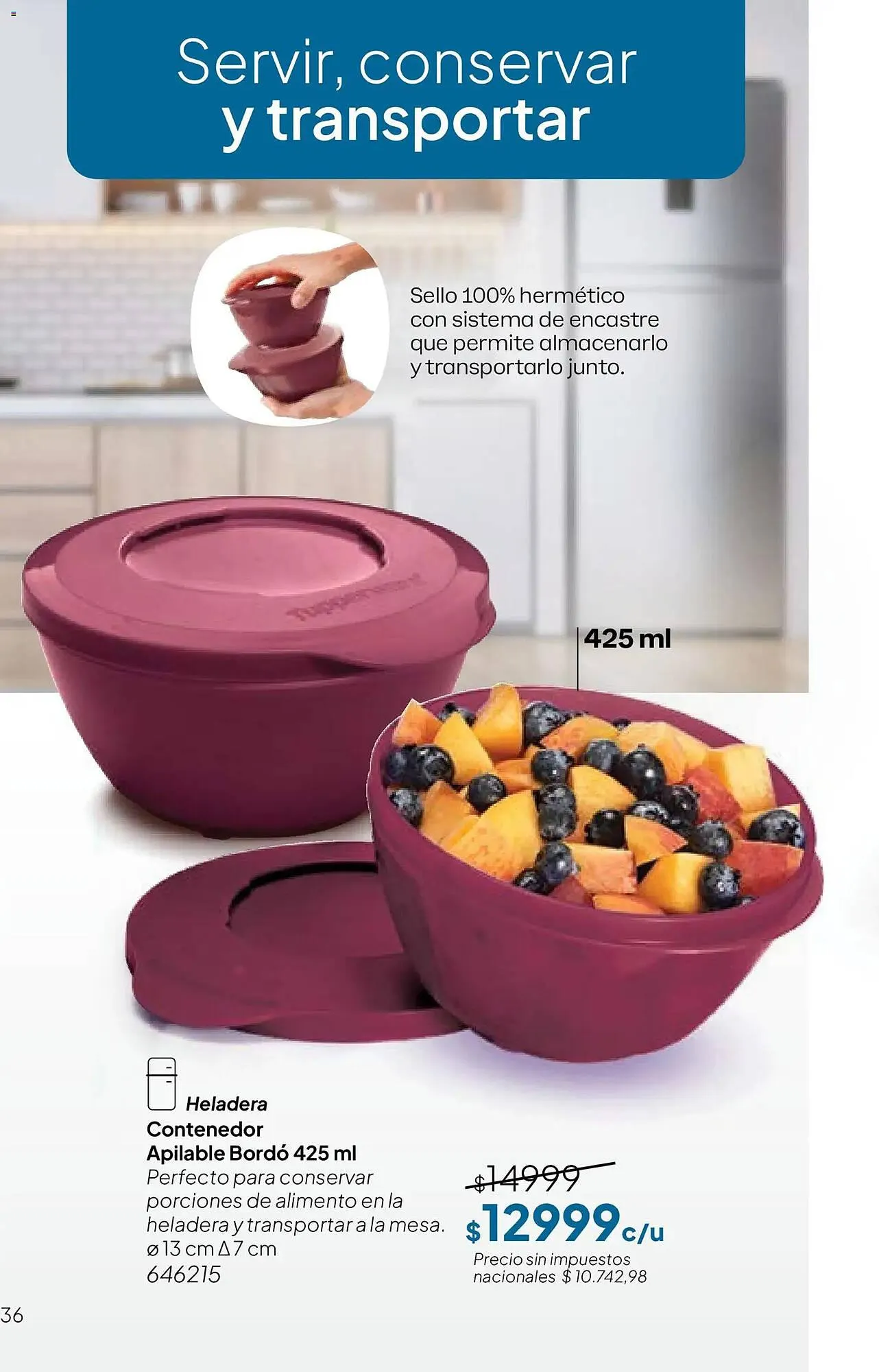 Ofertas de Folleto Tupperware 24 de noviembre al 31 de diciembre 2025 - Página 37 del catálogo
