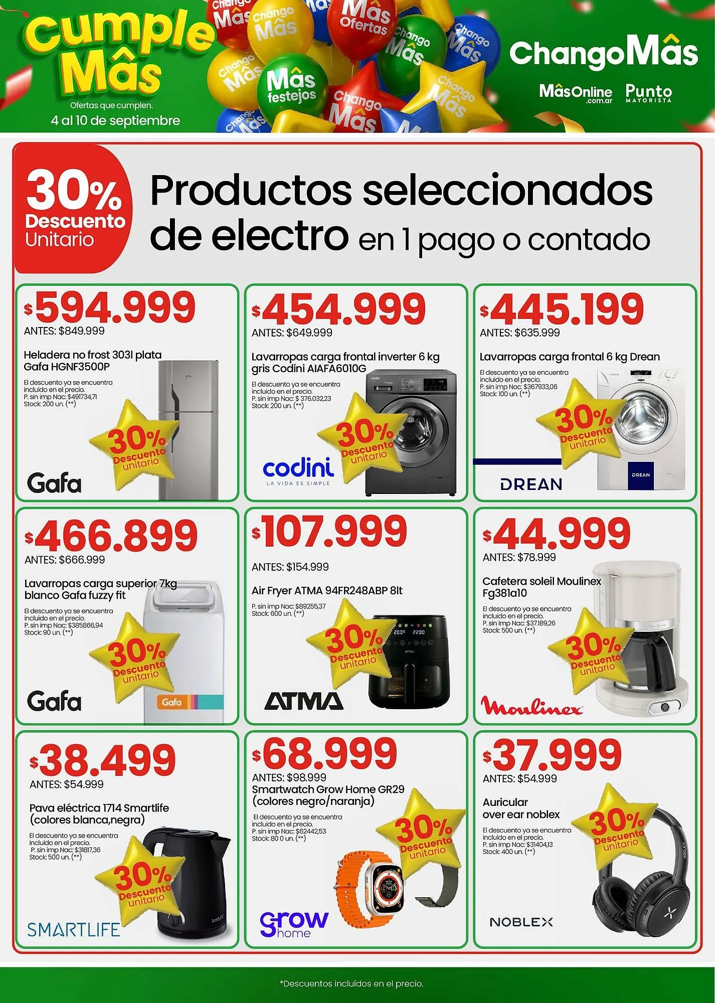 Ofertas de Catálogo Changomas 4 de septiembre al 10 de septiembre 2025 - Página 3 del catálogo