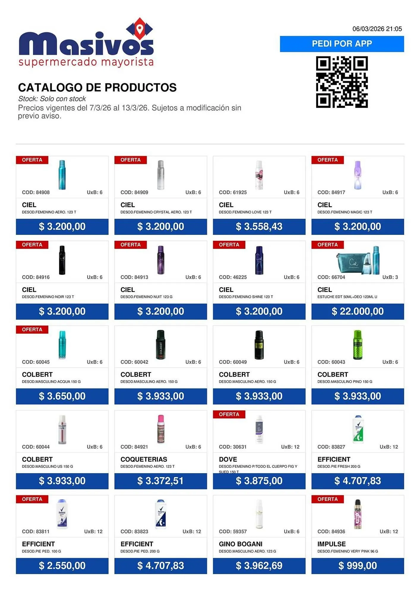 Ofertas de Catálogo Masivos 7 de marzo al 13 de marzo 2026 - Página 82 del catálogo