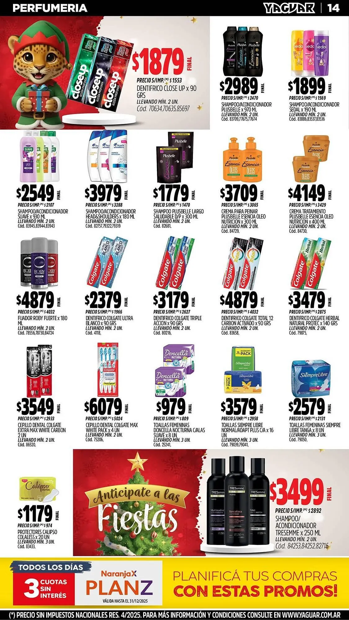 Ofertas de Catálogo Supermercados Yaguar 8 de diciembre al 14 de diciembre 2025 - Página 17 del catálogo