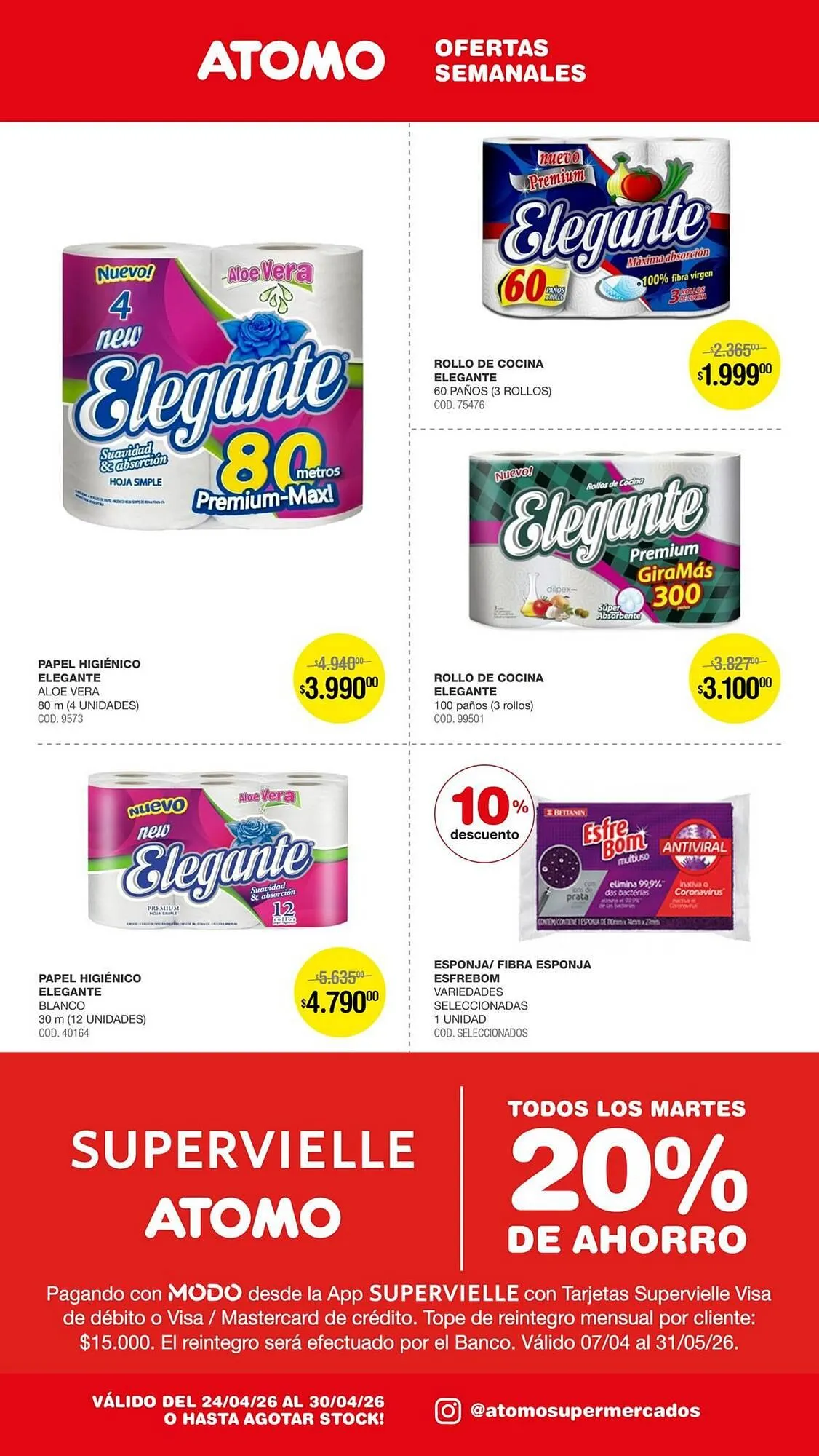 Ofertas de Catálogo Atomo Conviene 24 de abril al 30 de abril 2026 - Página 11 del catálogo