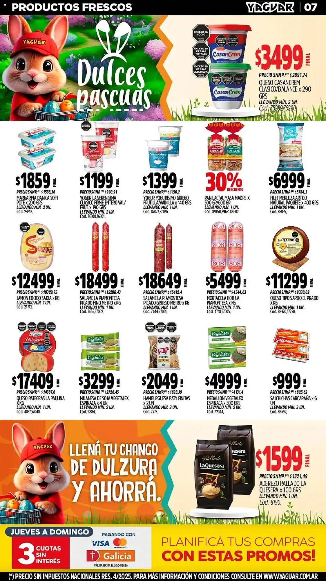 Ofertas de Catálogo Supermercados Yaguar 30 de marzo al 5 de abril 2026 - Página 6 del catálogo